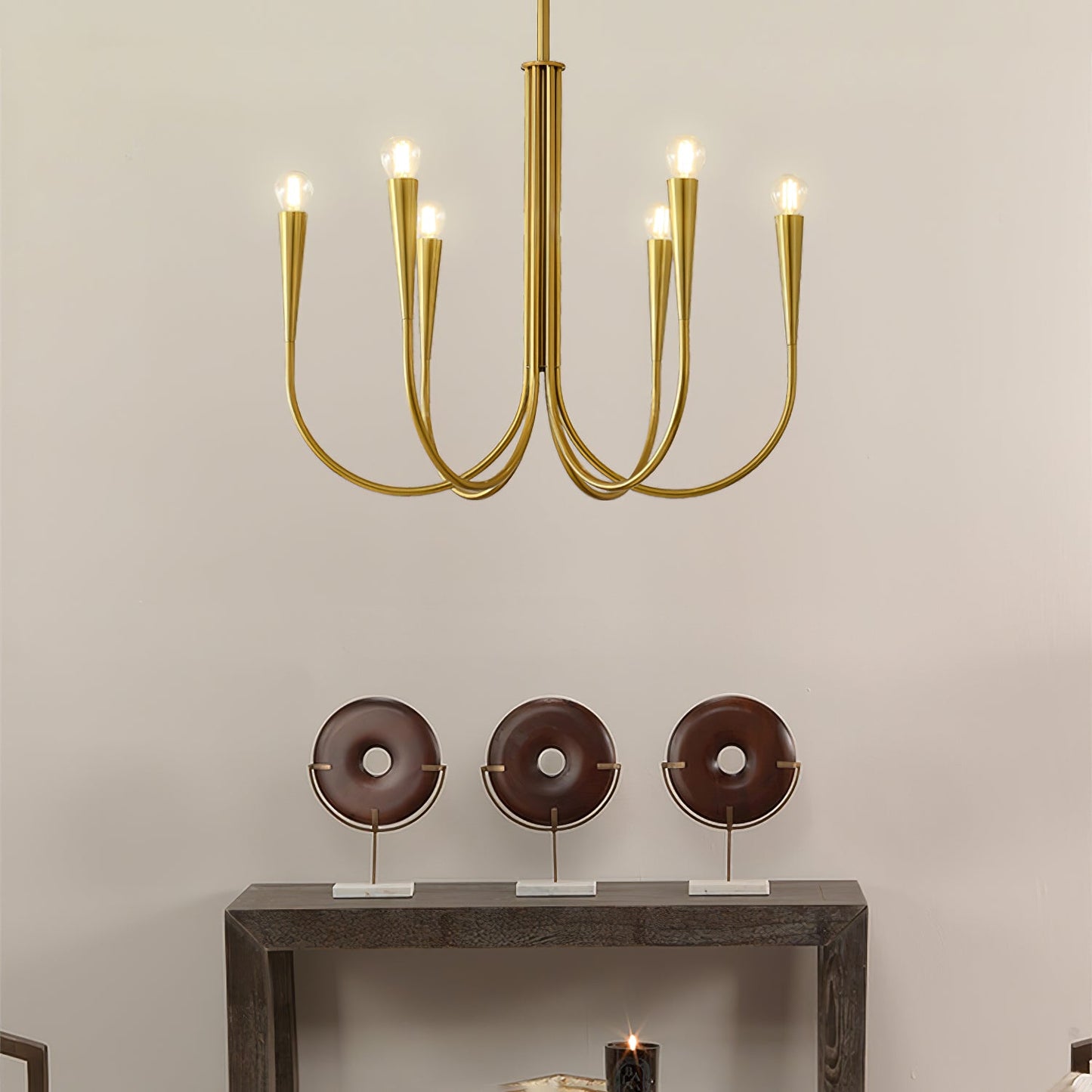 Swoop Arm Chandelier - YIOSI