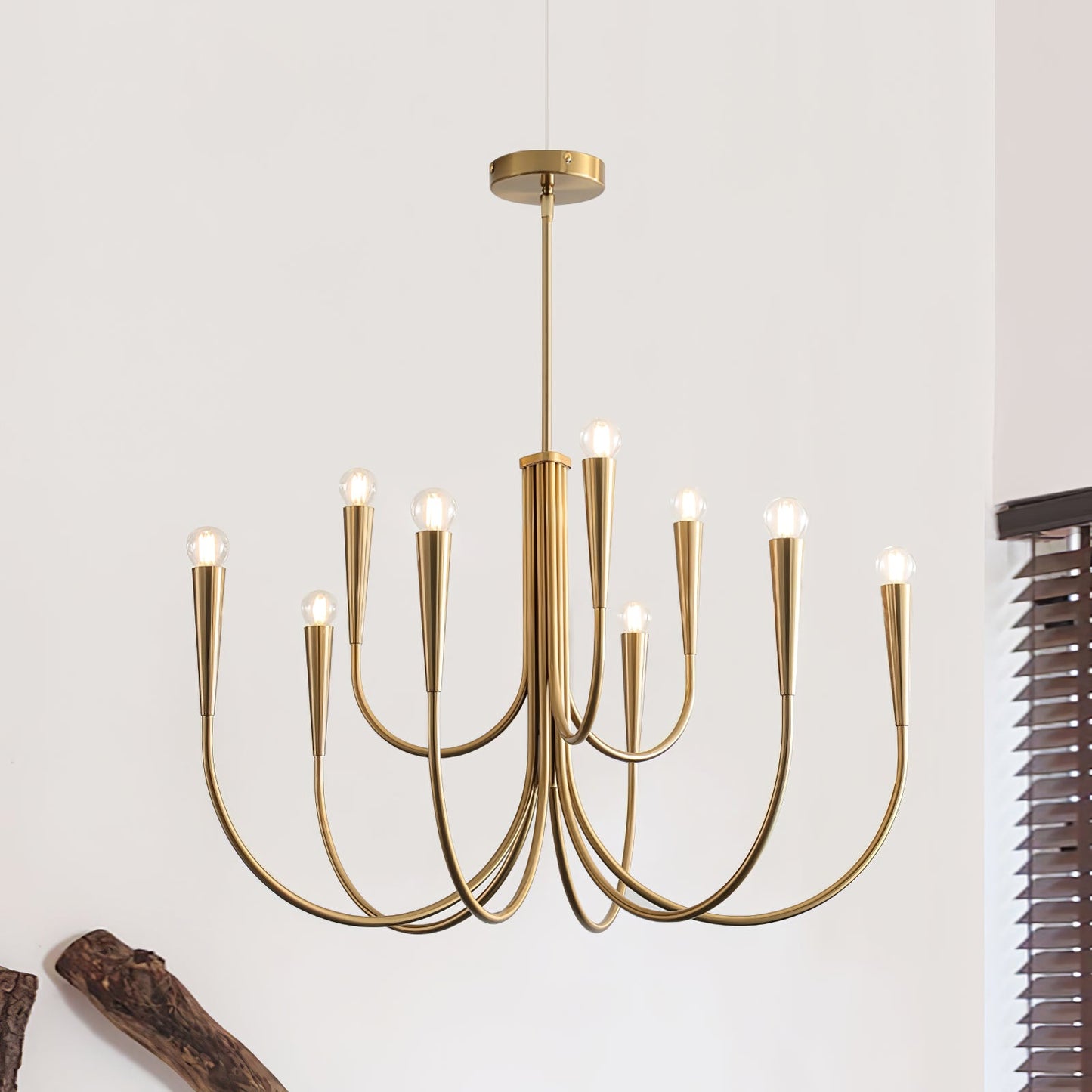 Swoop Arm Chandelier - YIOSI
