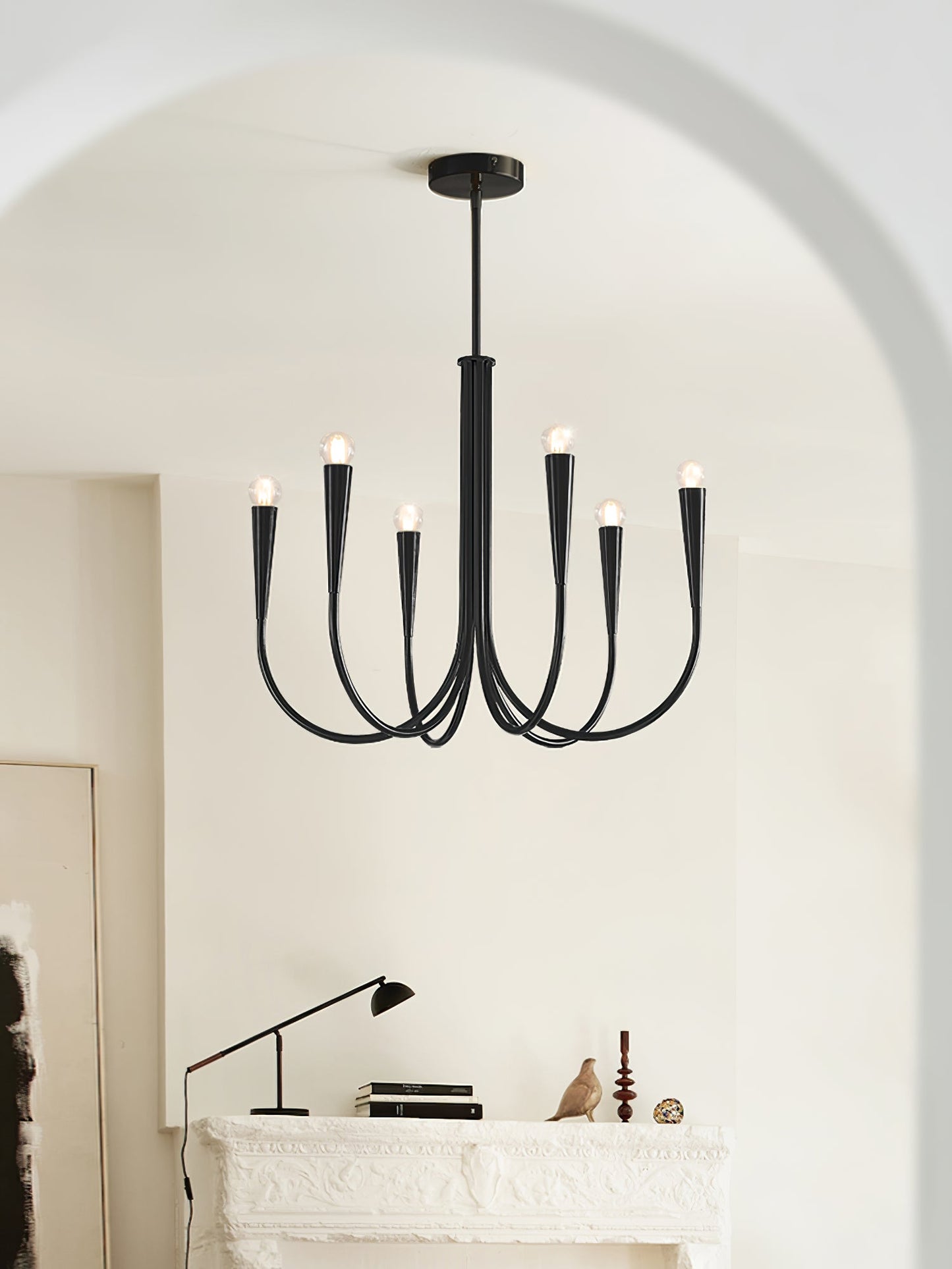 Swoop Arm Chandelier - YIOSI