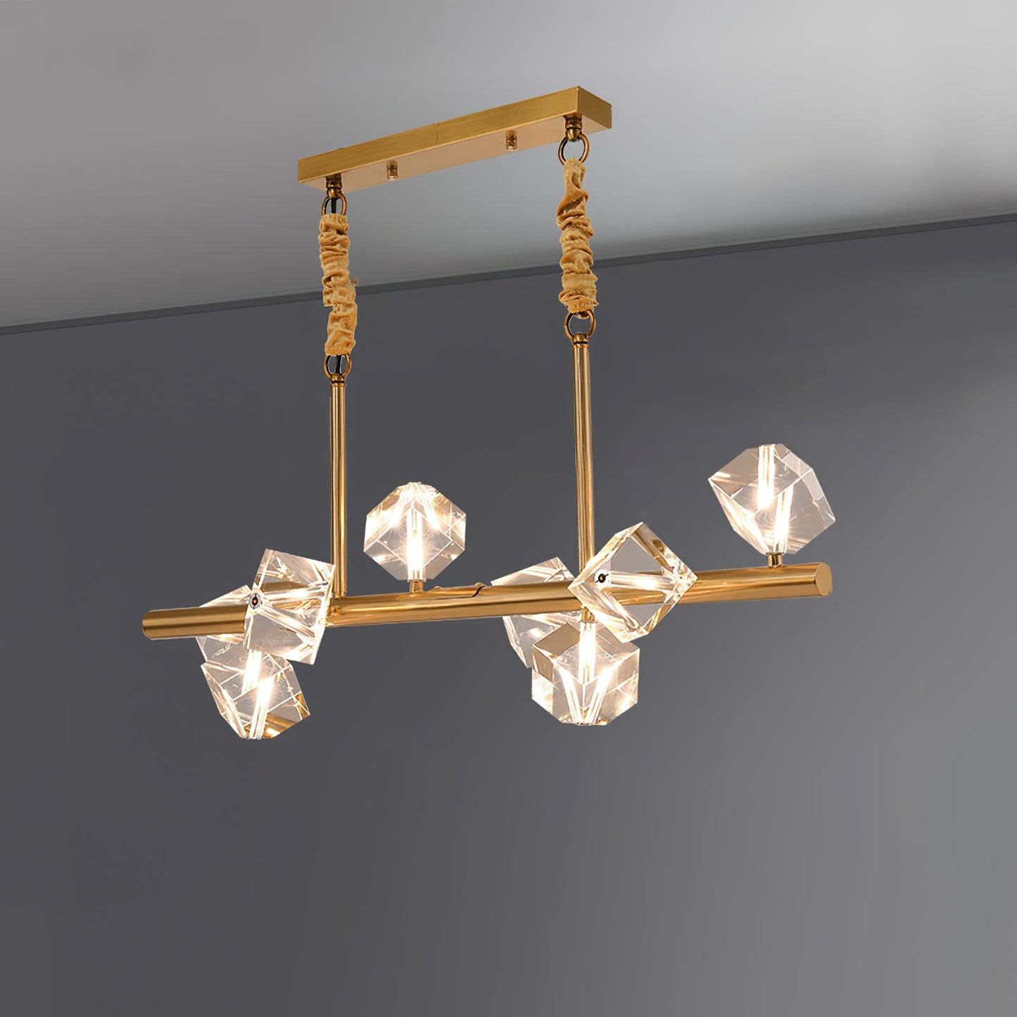 Takku Crystal Chandelier 8‑12 Heads Gold or Black LED