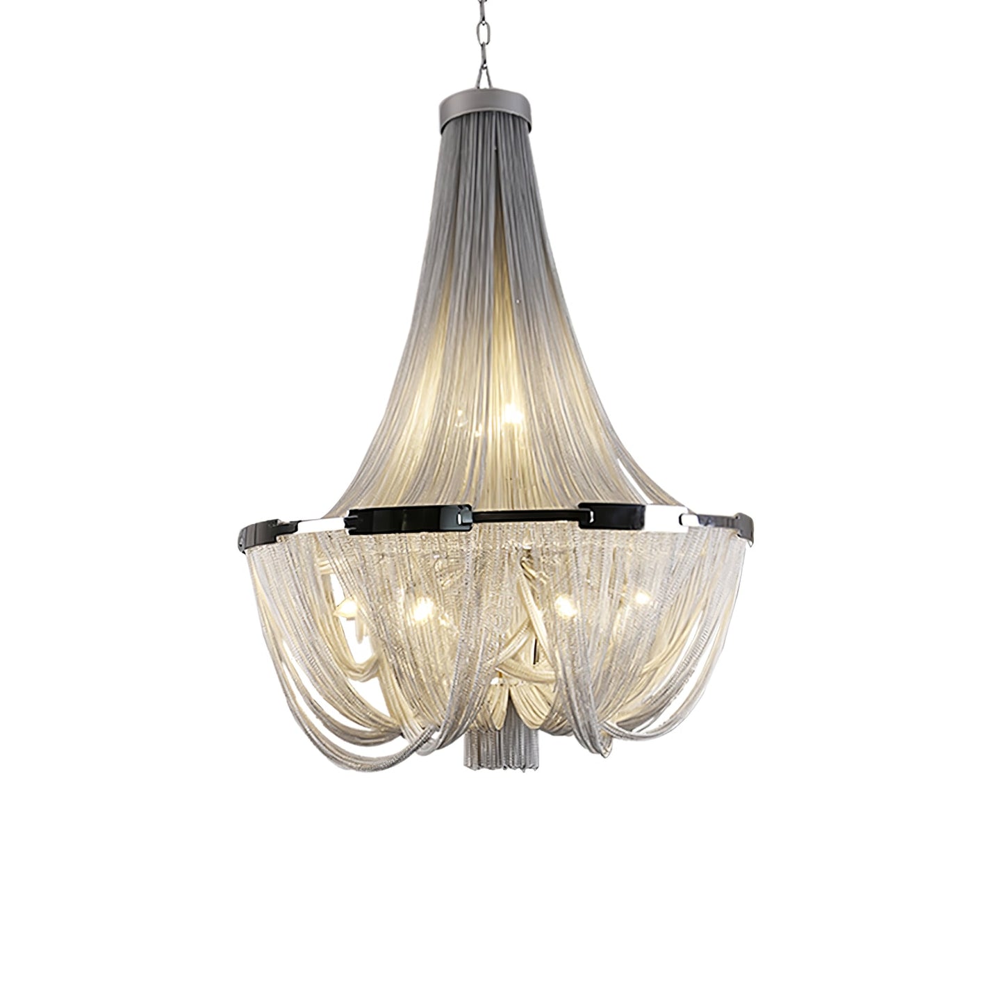 Tassel Aluminum Chain Chandelier - YIOSI