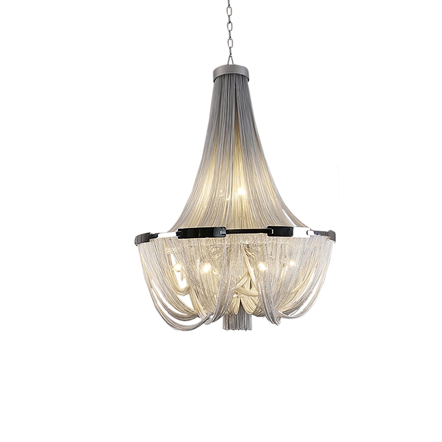 Tassel Aluminum Chain Chandelier - YIOSI
