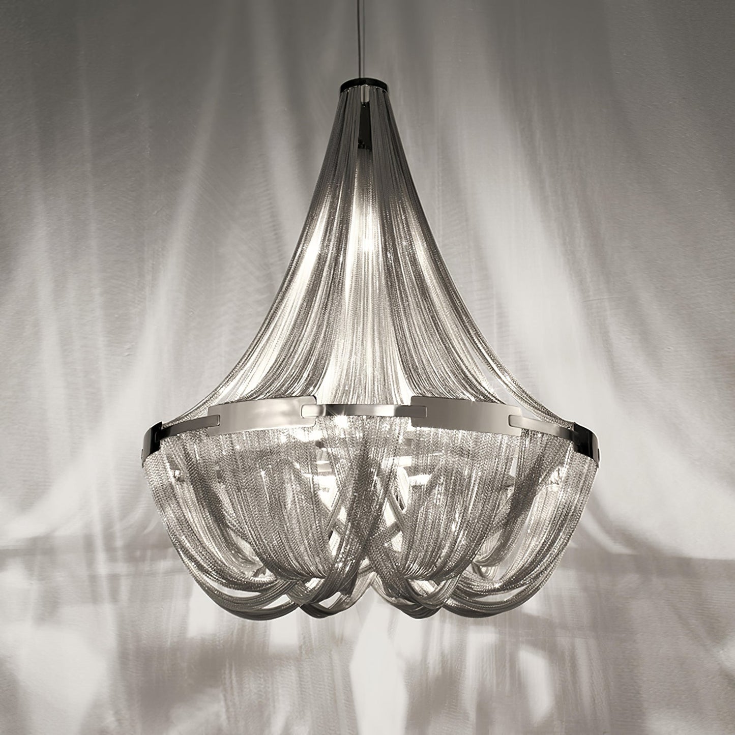 Tassel Aluminum Chain Chandelier - YIOSI