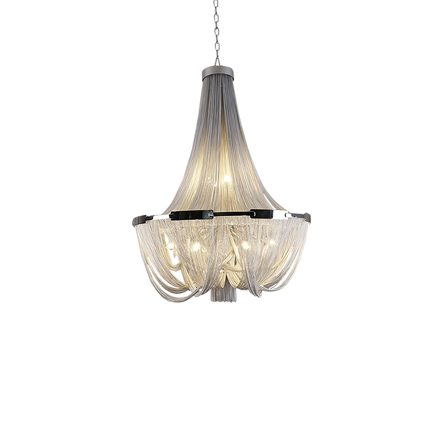 Tassel Aluminum Chain Chandelier - YIOSI