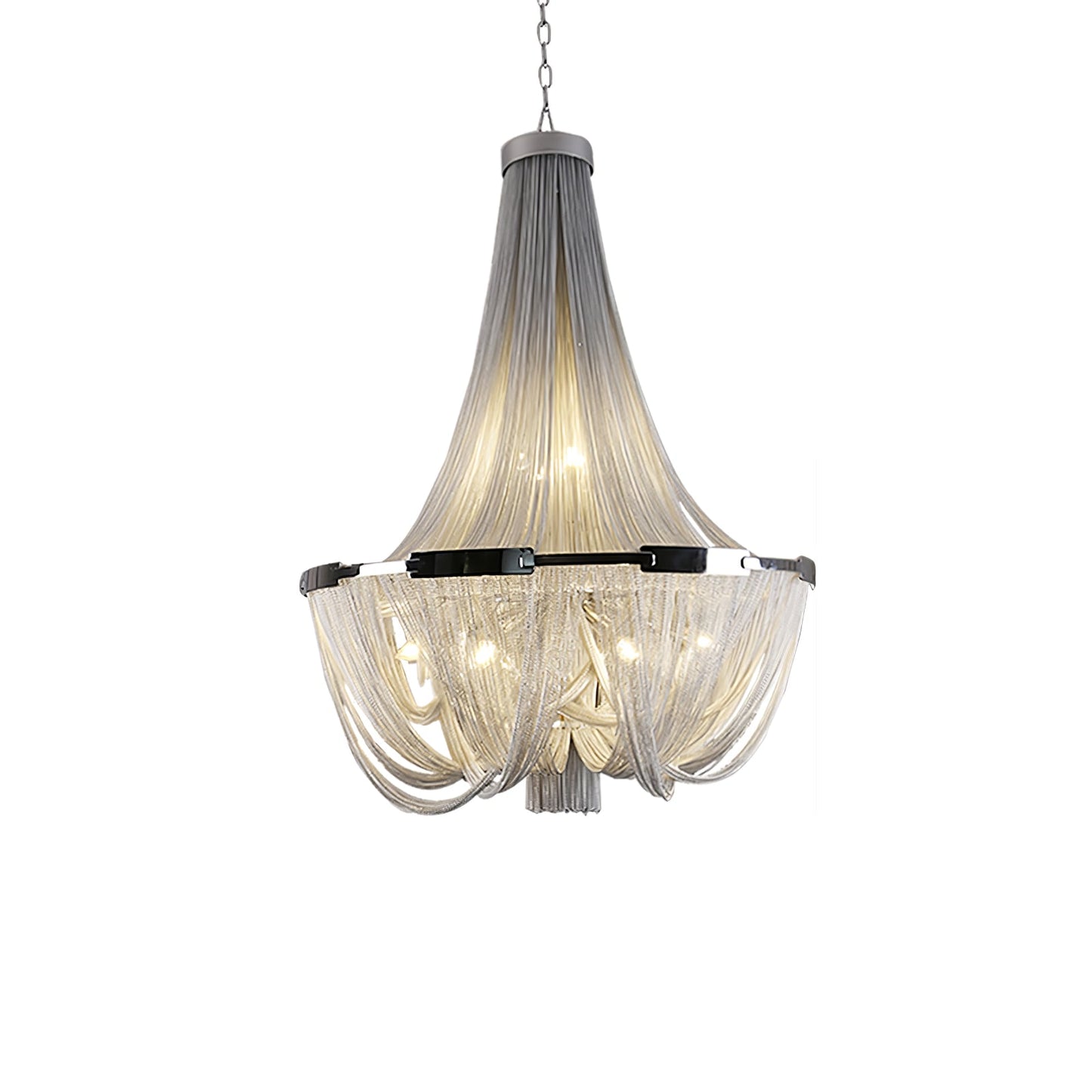 Tassel Aluminum Chain Chandelier - YIOSI