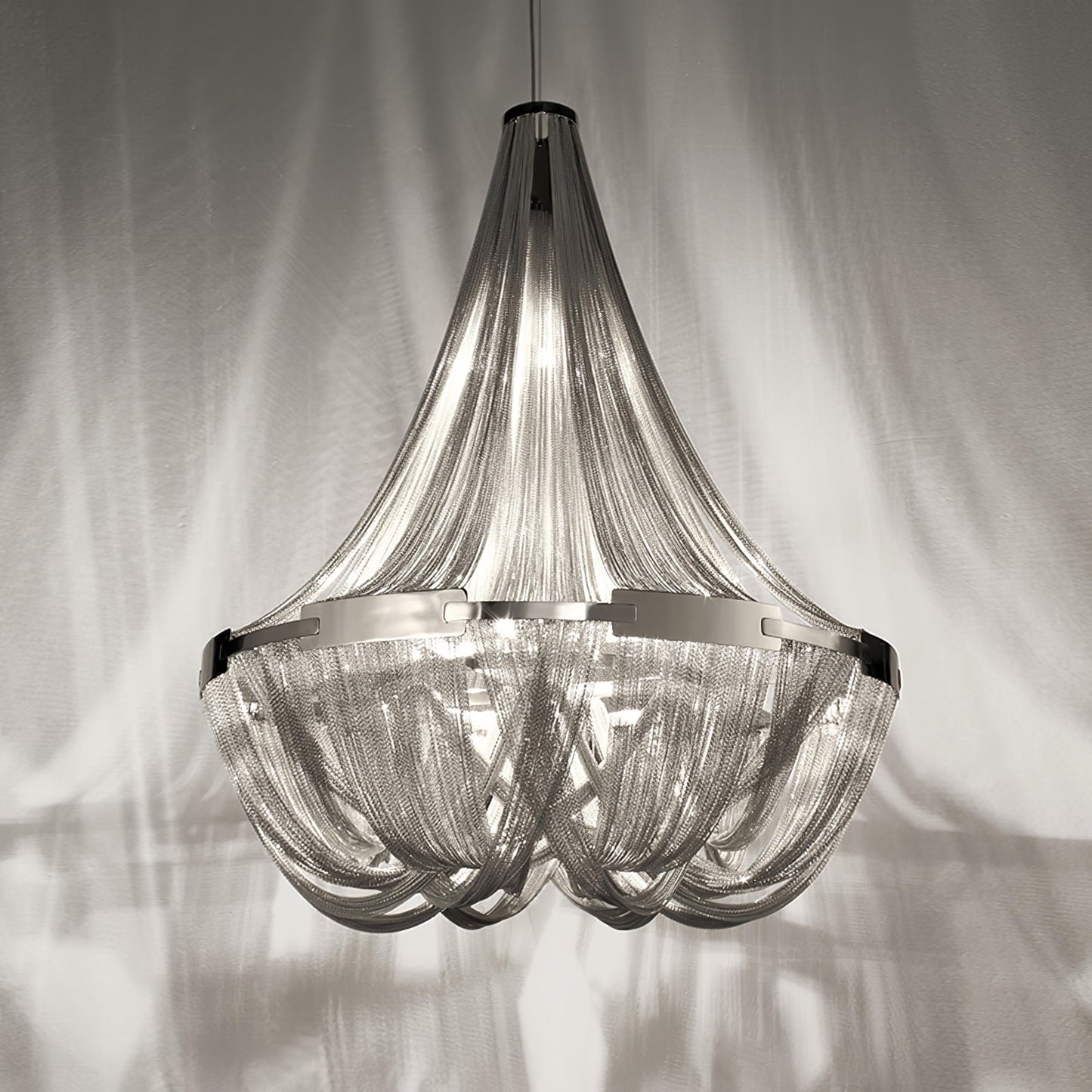 Tassel Aluminum Chain Chandelier - YIOSI