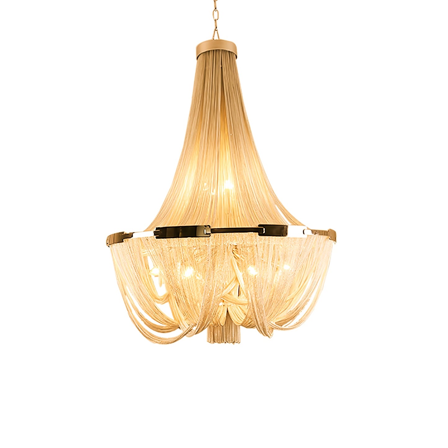 Tassel Aluminum Chain Chandelier - YIOSI