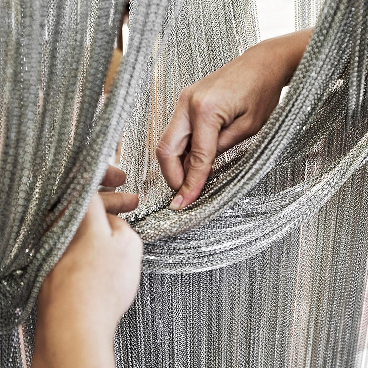 Tassel Aluminum Chain Chandelier - YIOSI