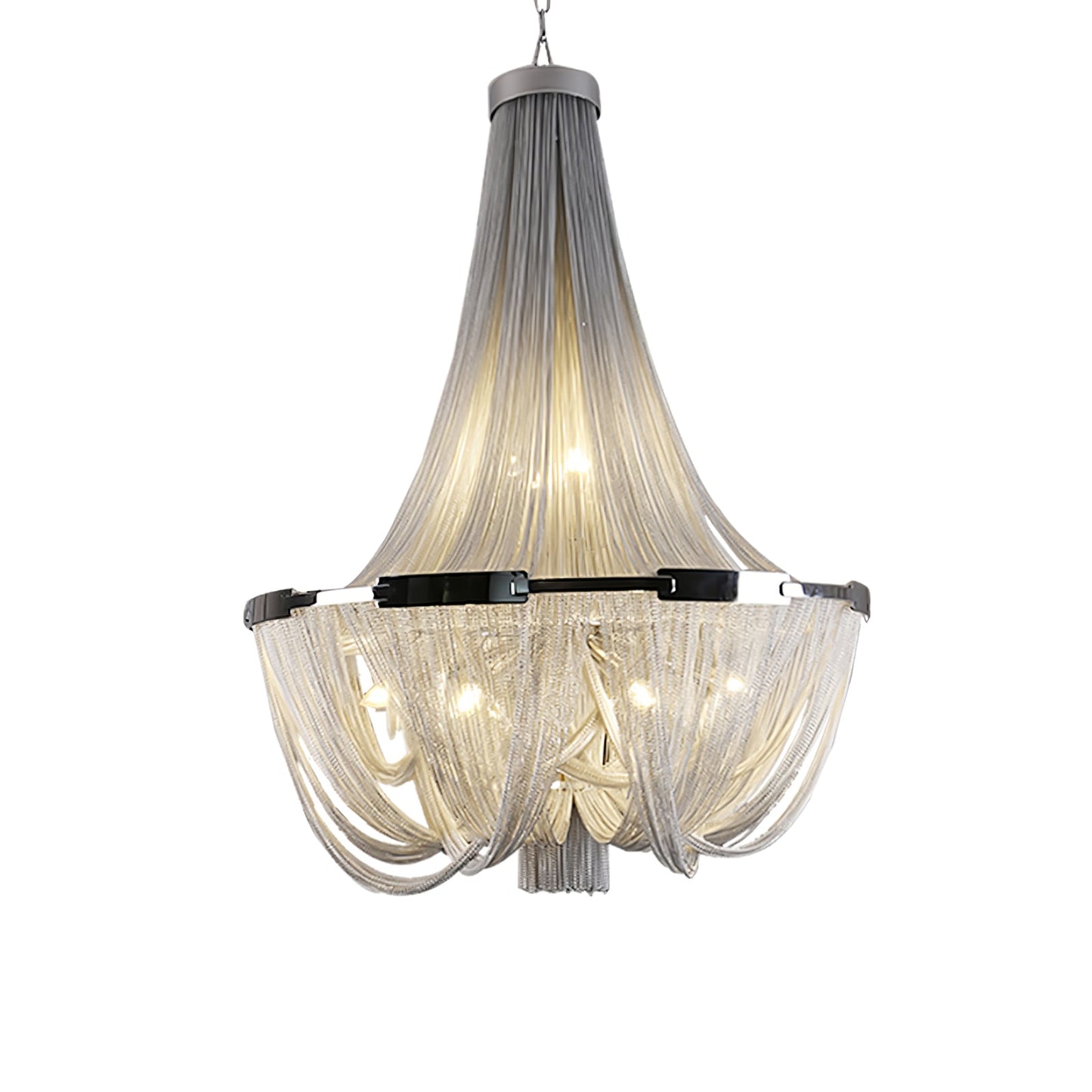 Tassel Aluminum Chain Chandelier - YIOSI