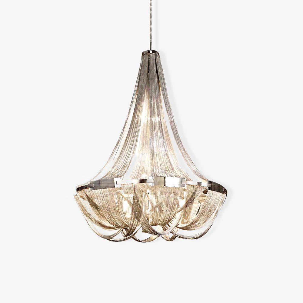 Tassel Aluminum Chain Chandelier - YIOSI