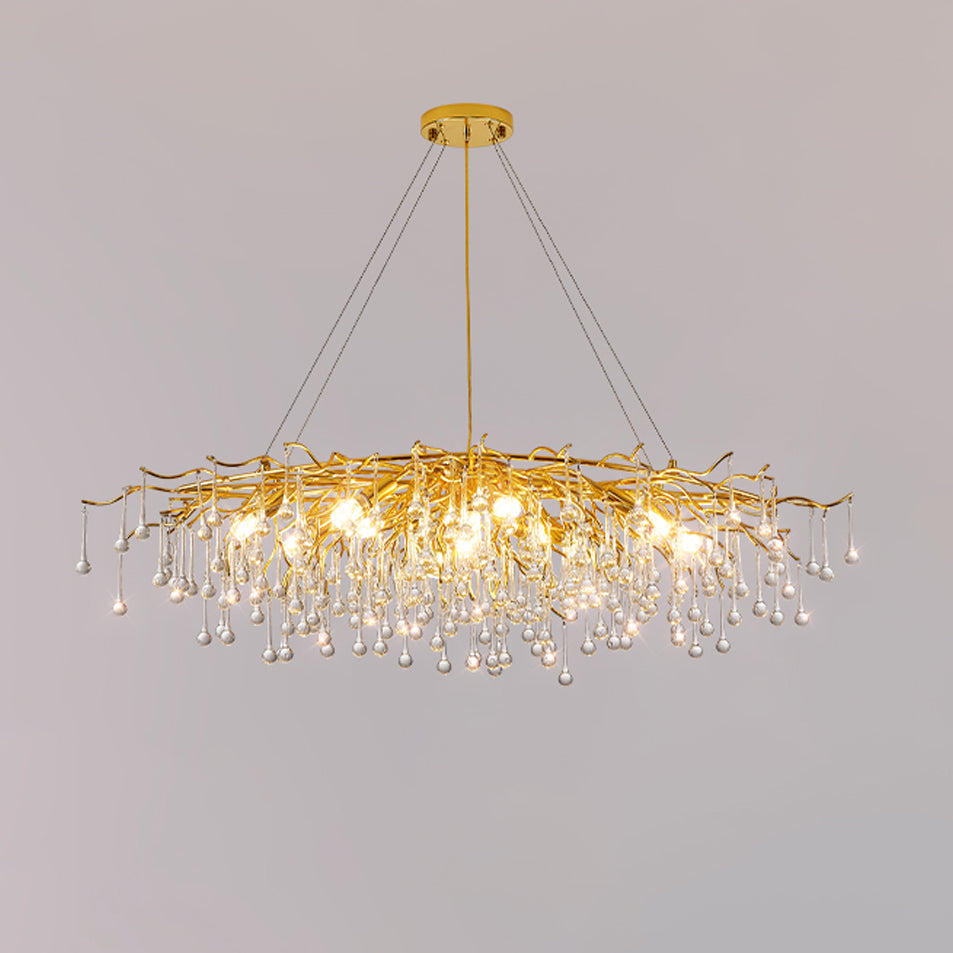Teardrop Crystal Chandelier - YIOSI