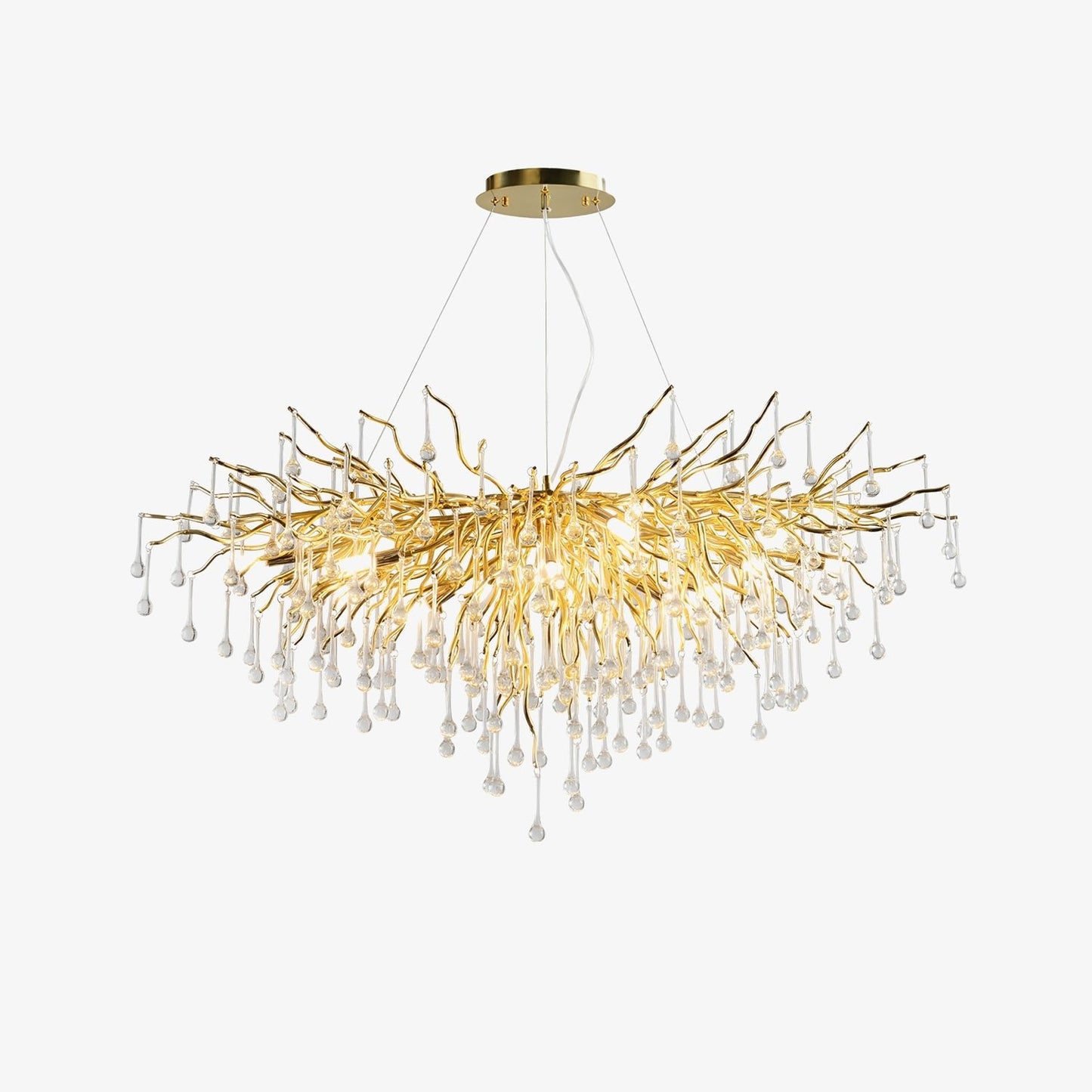 Teardrop Crystal Chandelier - YIOSI