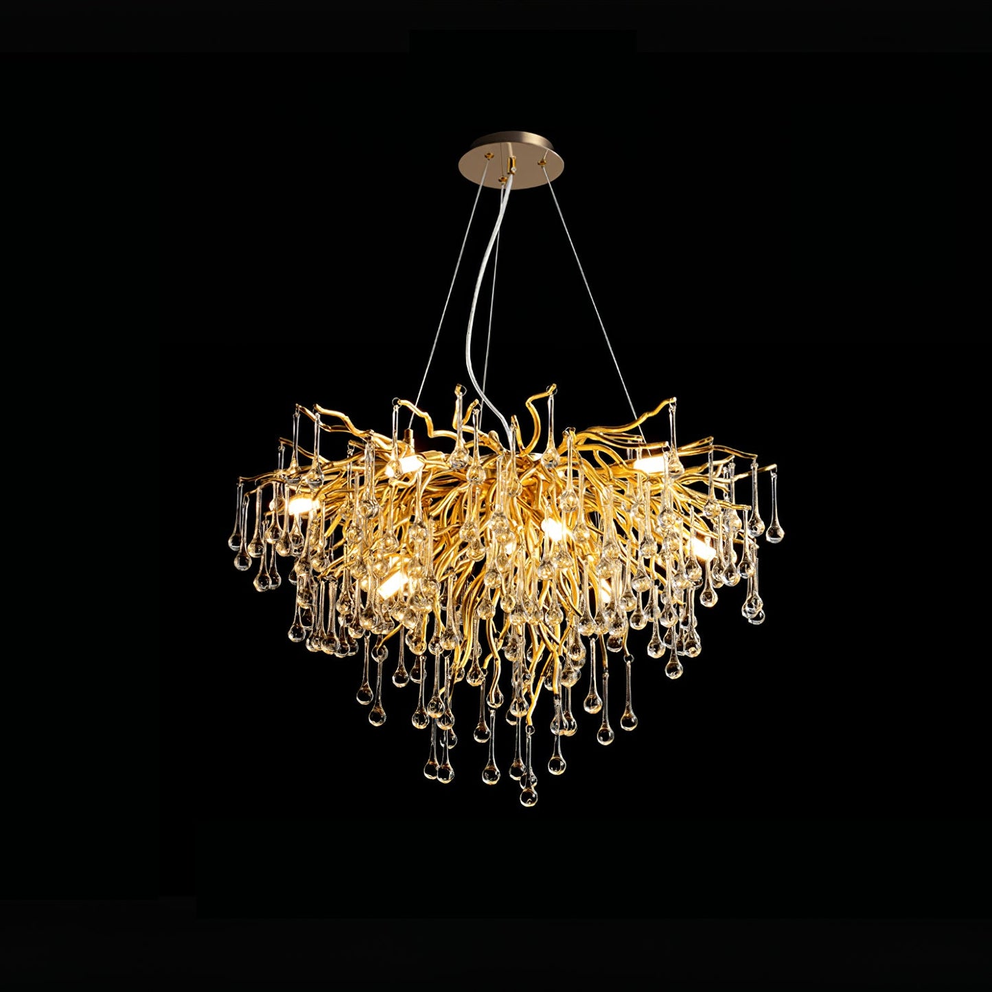 Teardrop Crystal Chandelier - YIOSI