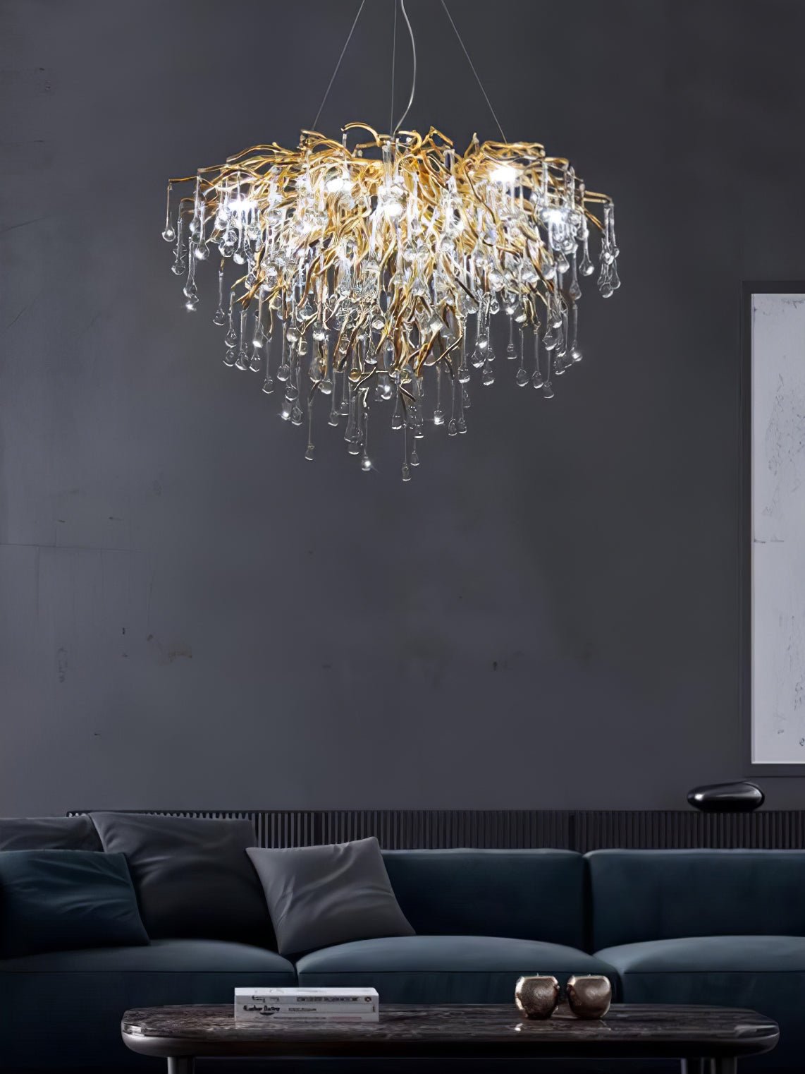 Teardrop Crystal Chandelier - YIOSI