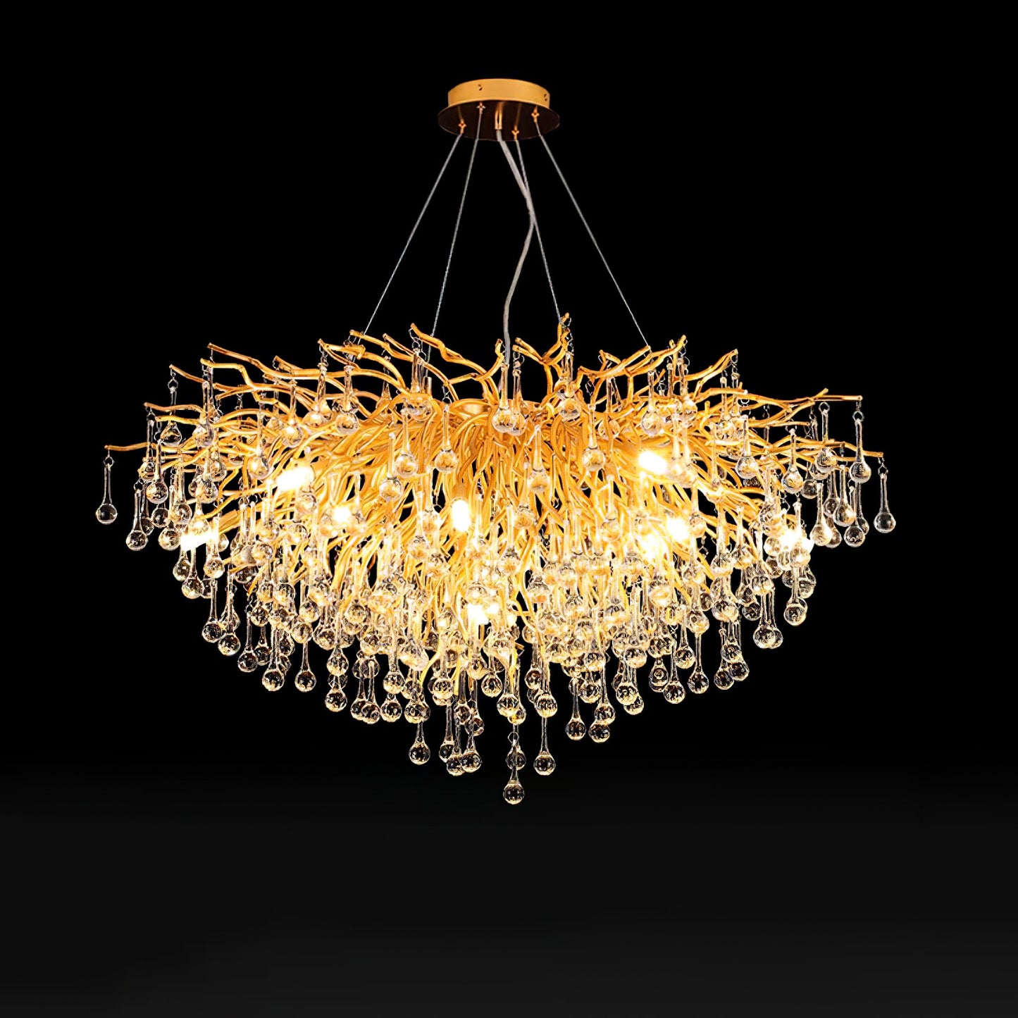 Teardrop Crystal Chandelier - YIOSI