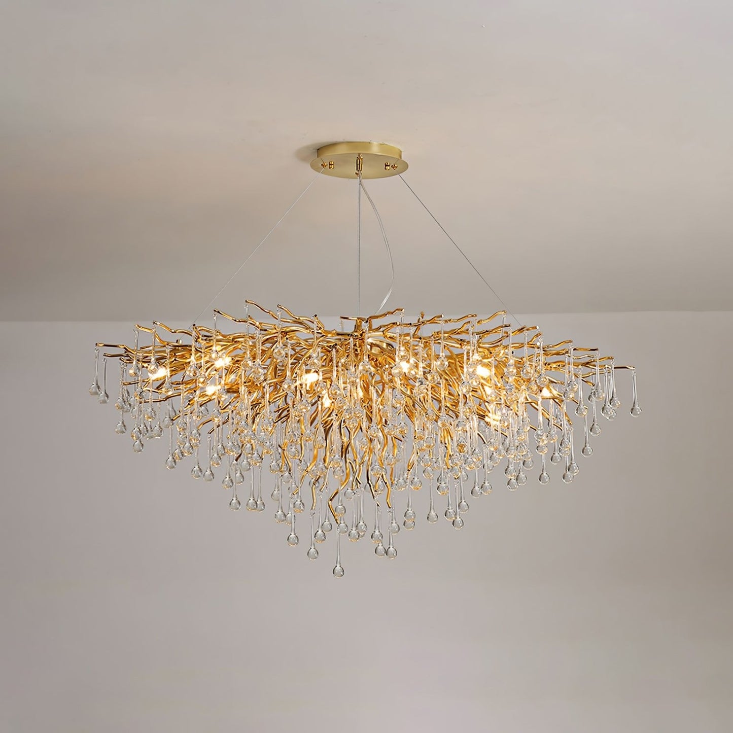 Teardrop Crystal Chandelier - YIOSI