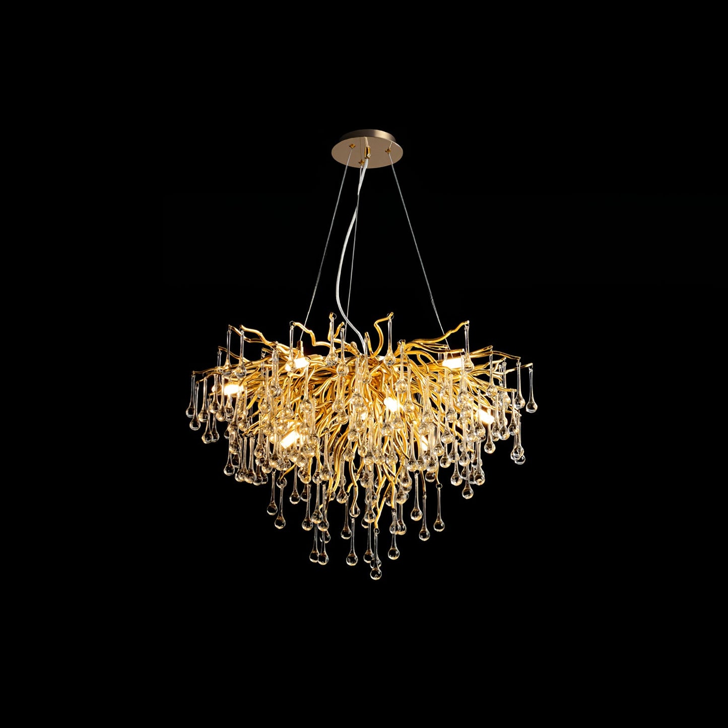 Teardrop Crystal Chandelier - YIOSI