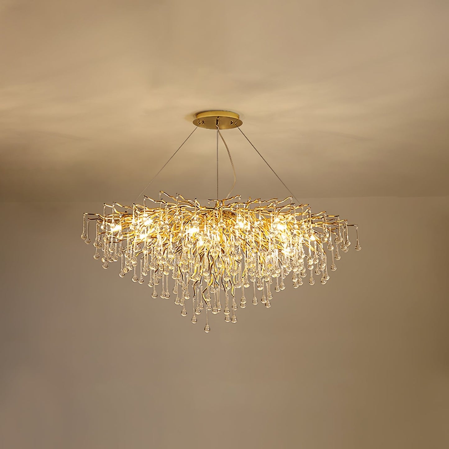 Teardrop Crystal Chandelier - YIOSI