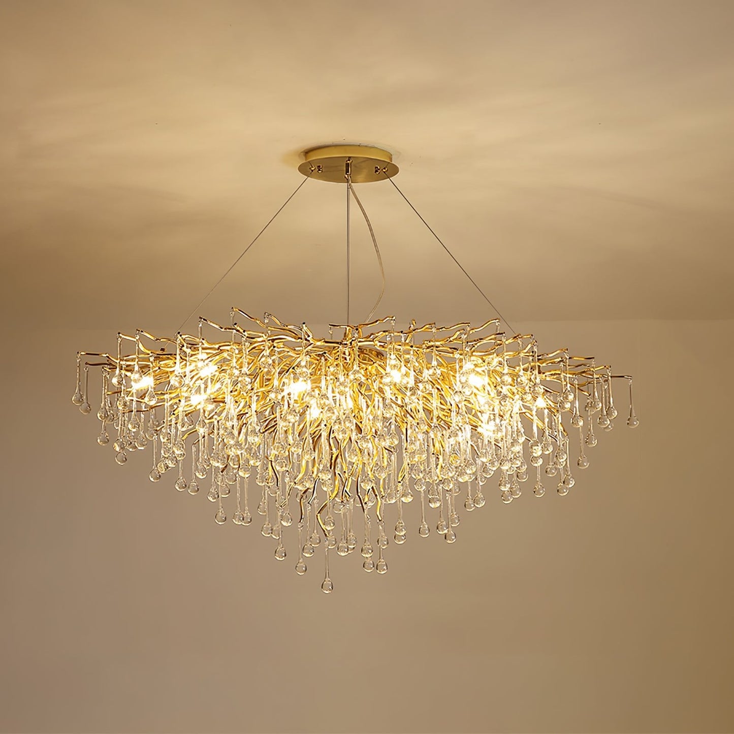 Teardrop Crystal Chandelier - YIOSI