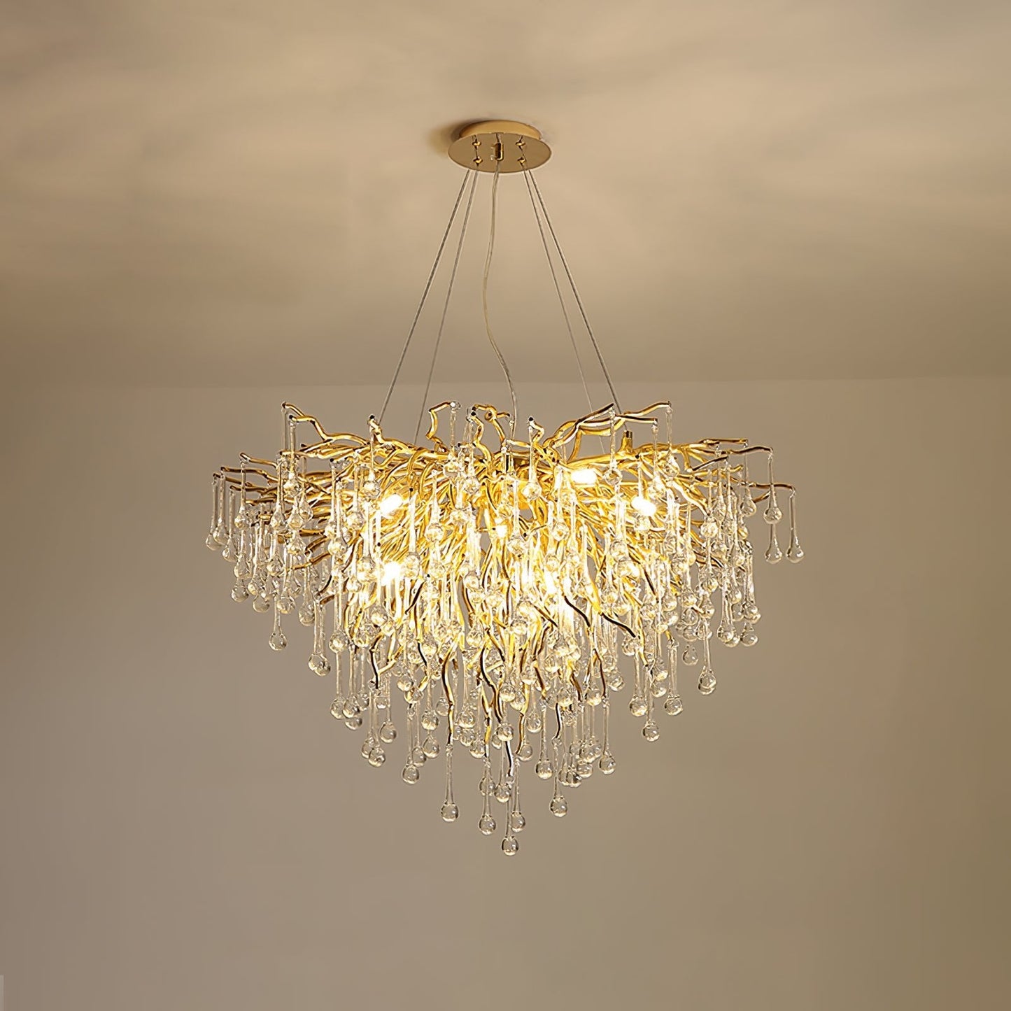 Teardrop Crystal Chandelier - YIOSI