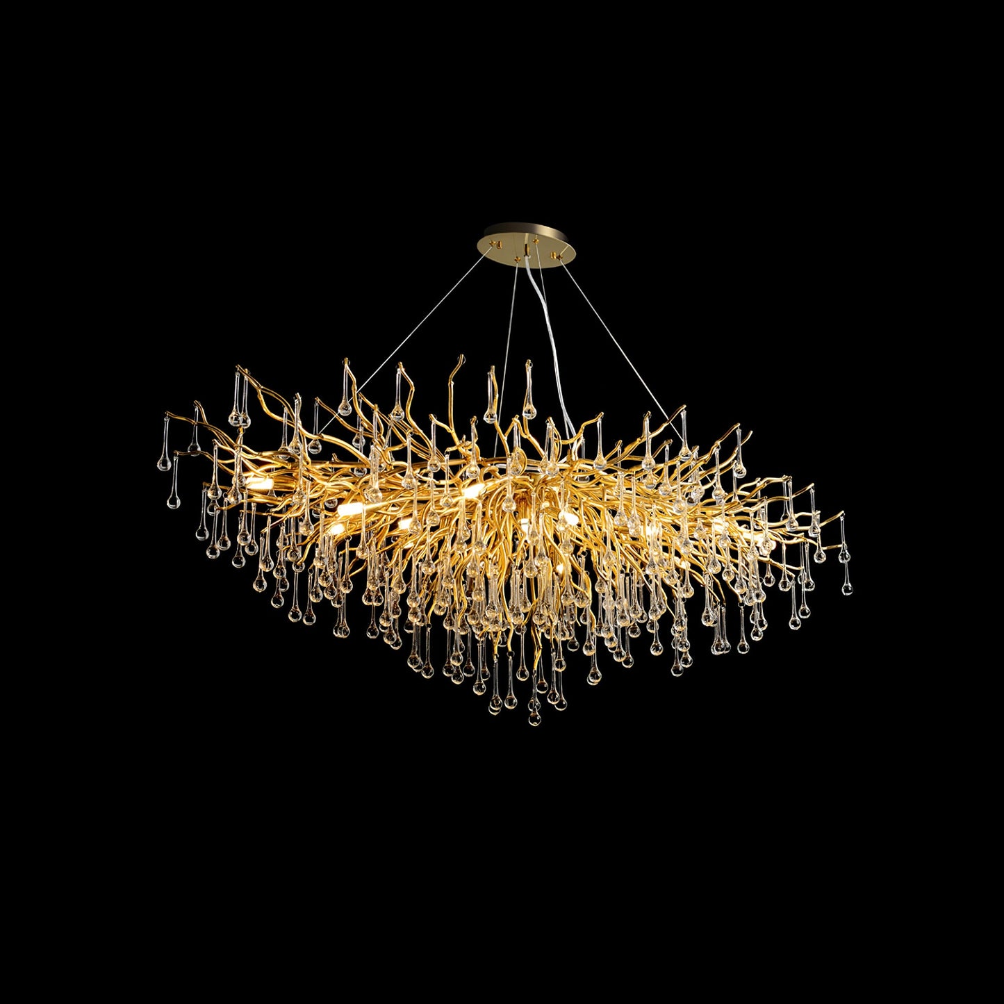 Teardrop Crystal Chandelier - YIOSI