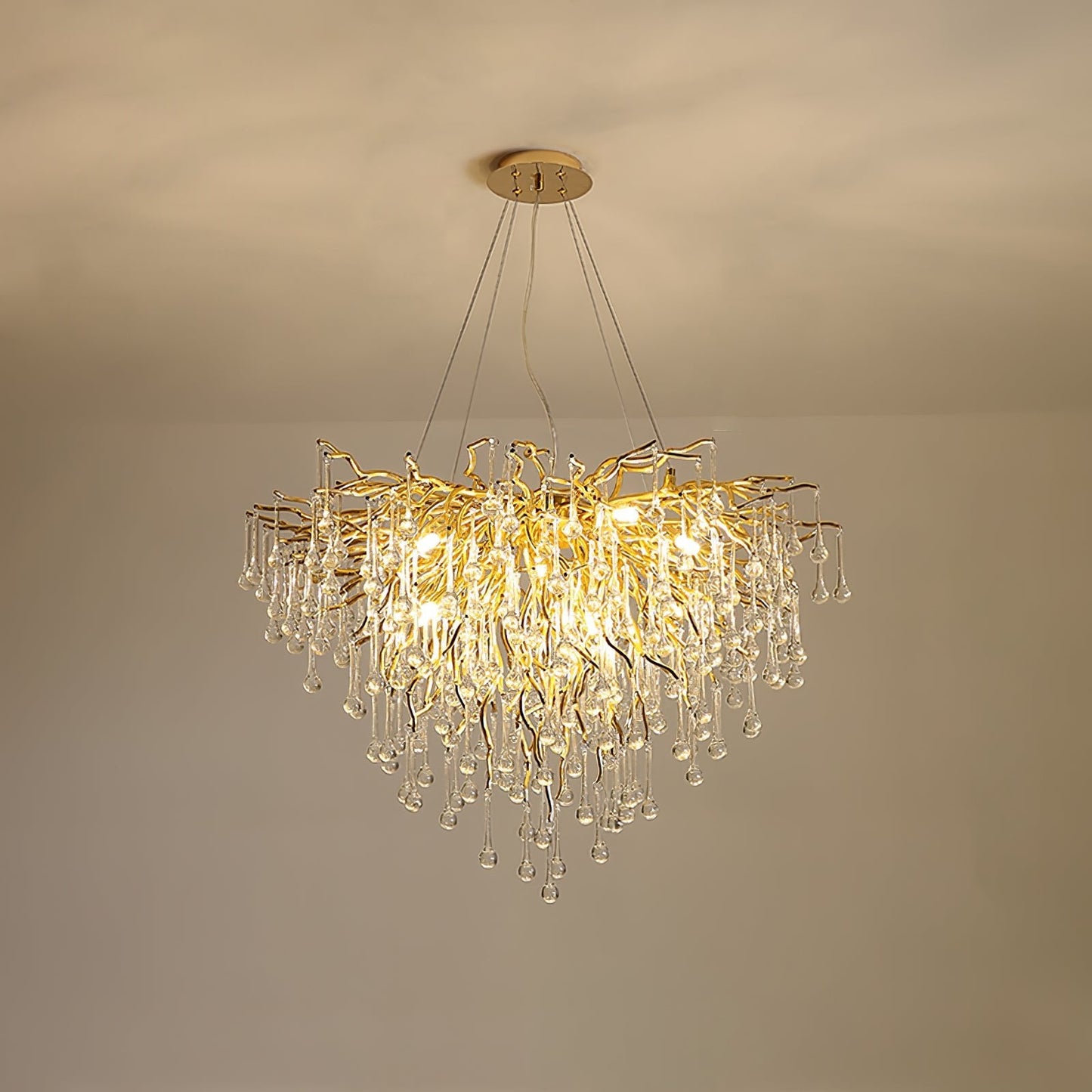 Teardrop Crystal Chandelier - YIOSI