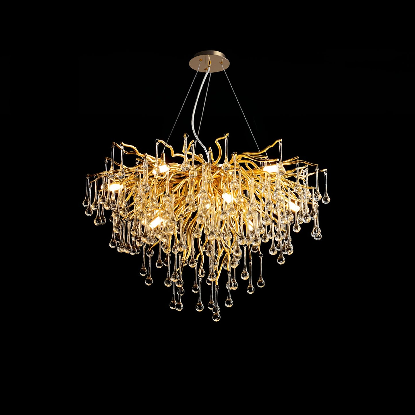 Teardrop Crystal Chandelier - YIOSI