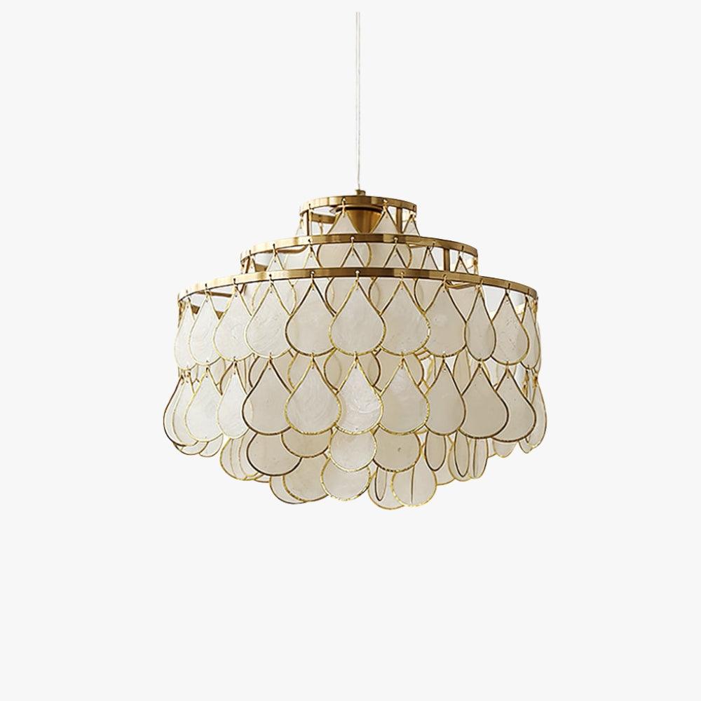 Teardrops Shell Chandelier - YIOSI