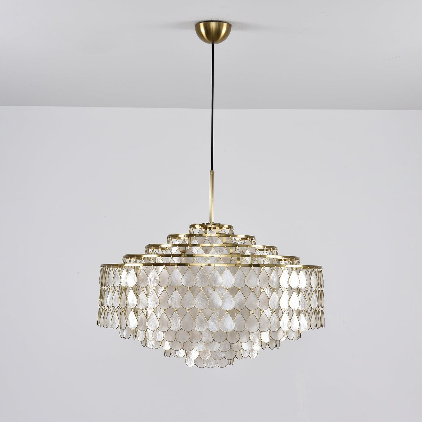 Teardrops Shell Chandelier - YIOSI