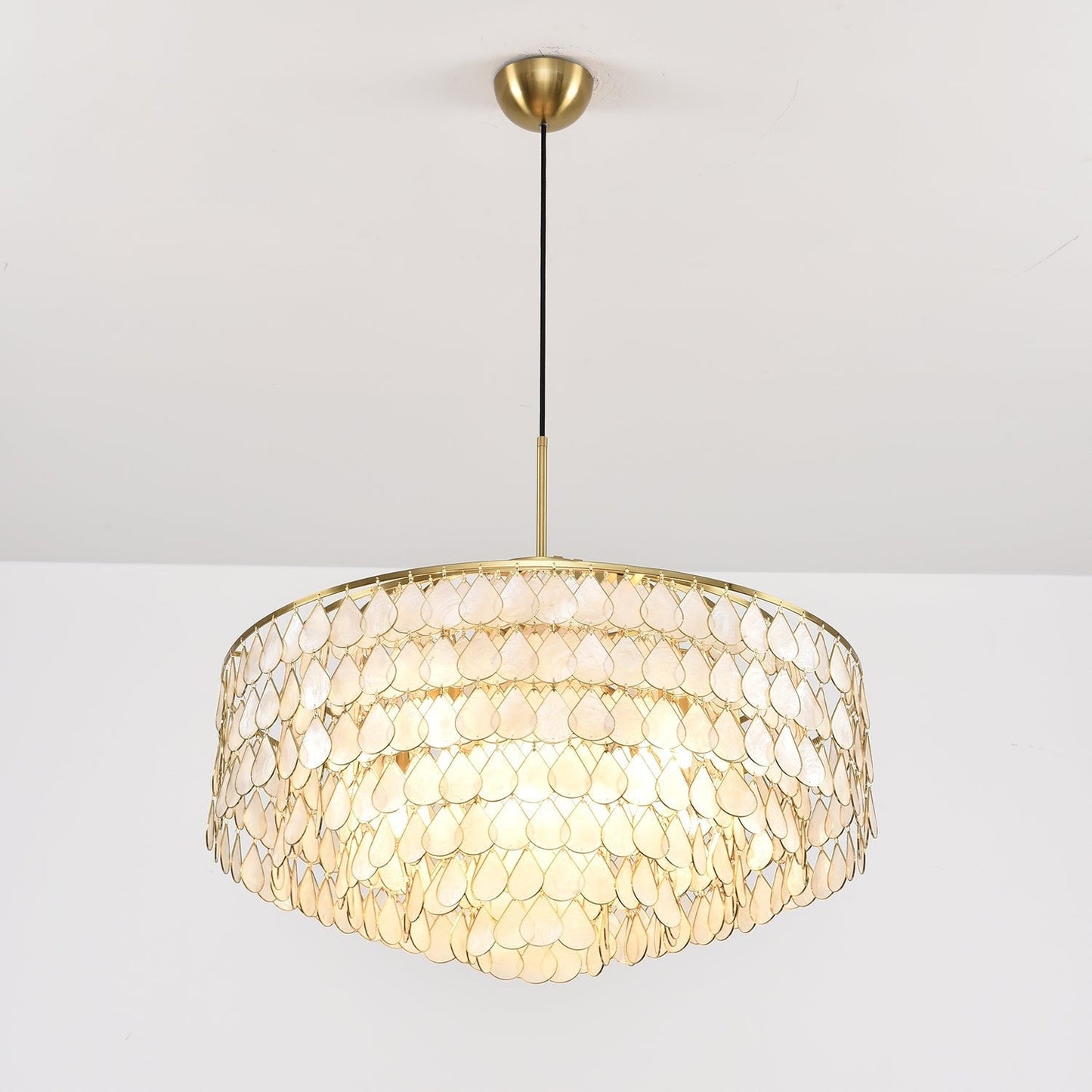 Teardrops Shell Chandelier - YIOSI