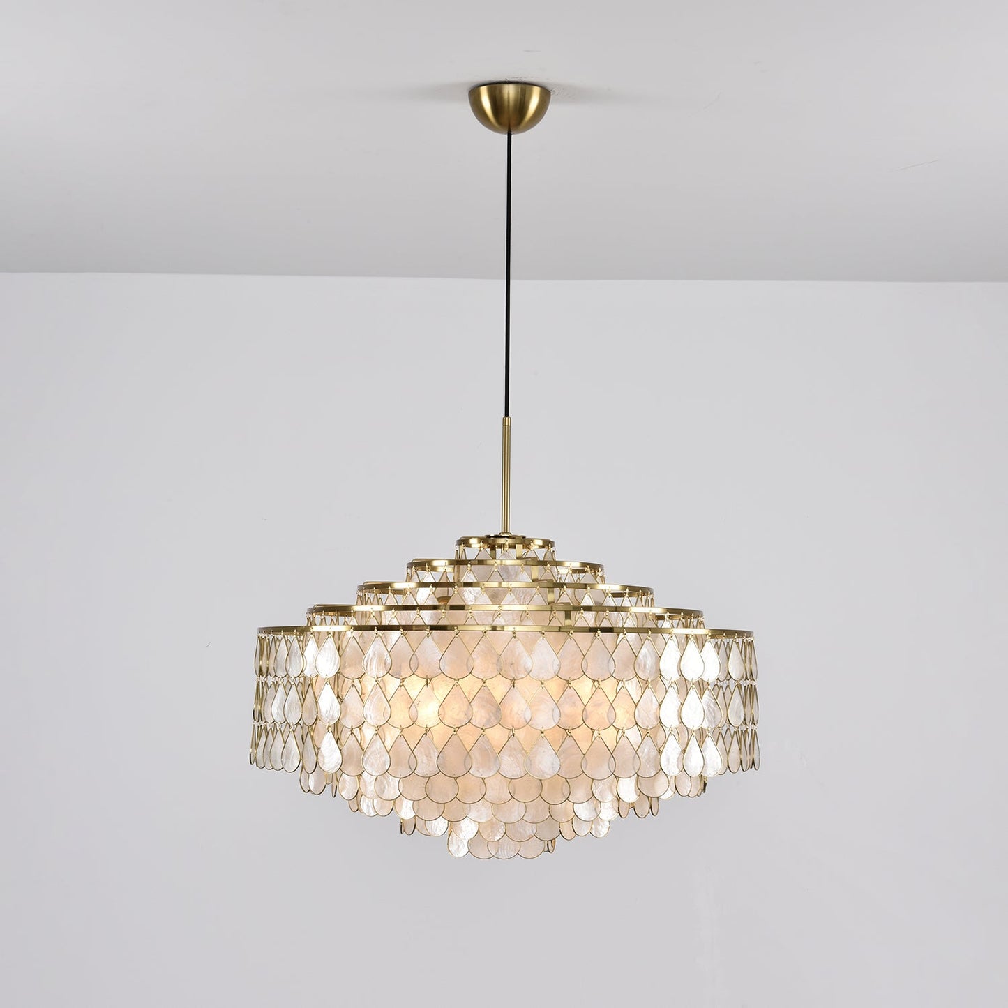 Teardrops Shell Chandelier - YIOSI