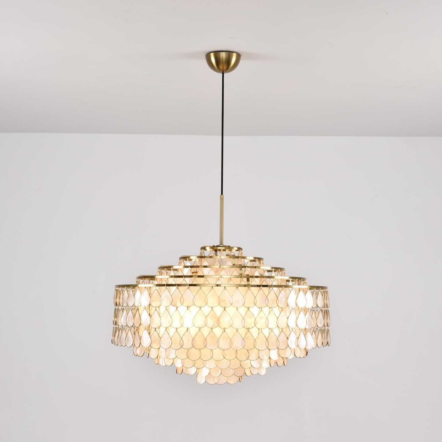 Teardrops Shell Chandelier - YIOSI