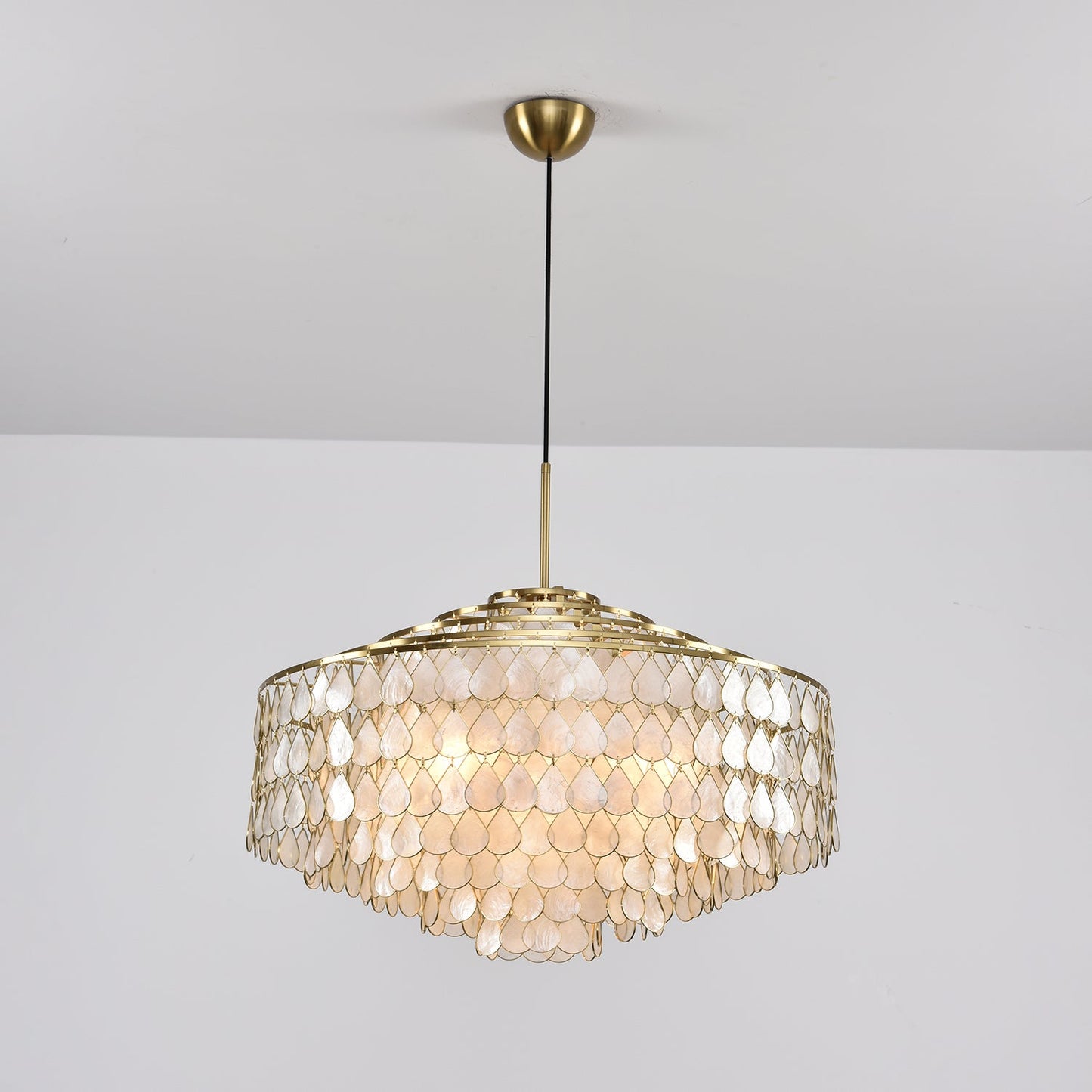 Teardrops Shell Chandelier - YIOSI