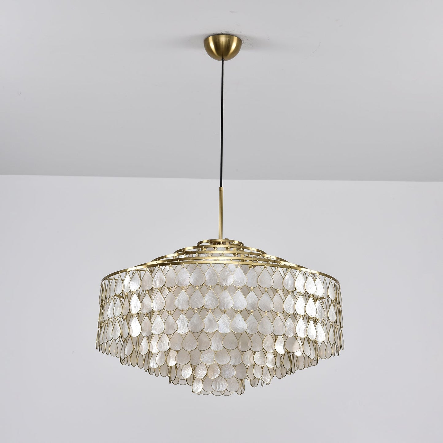 Teardrops Shell Chandelier - YIOSI