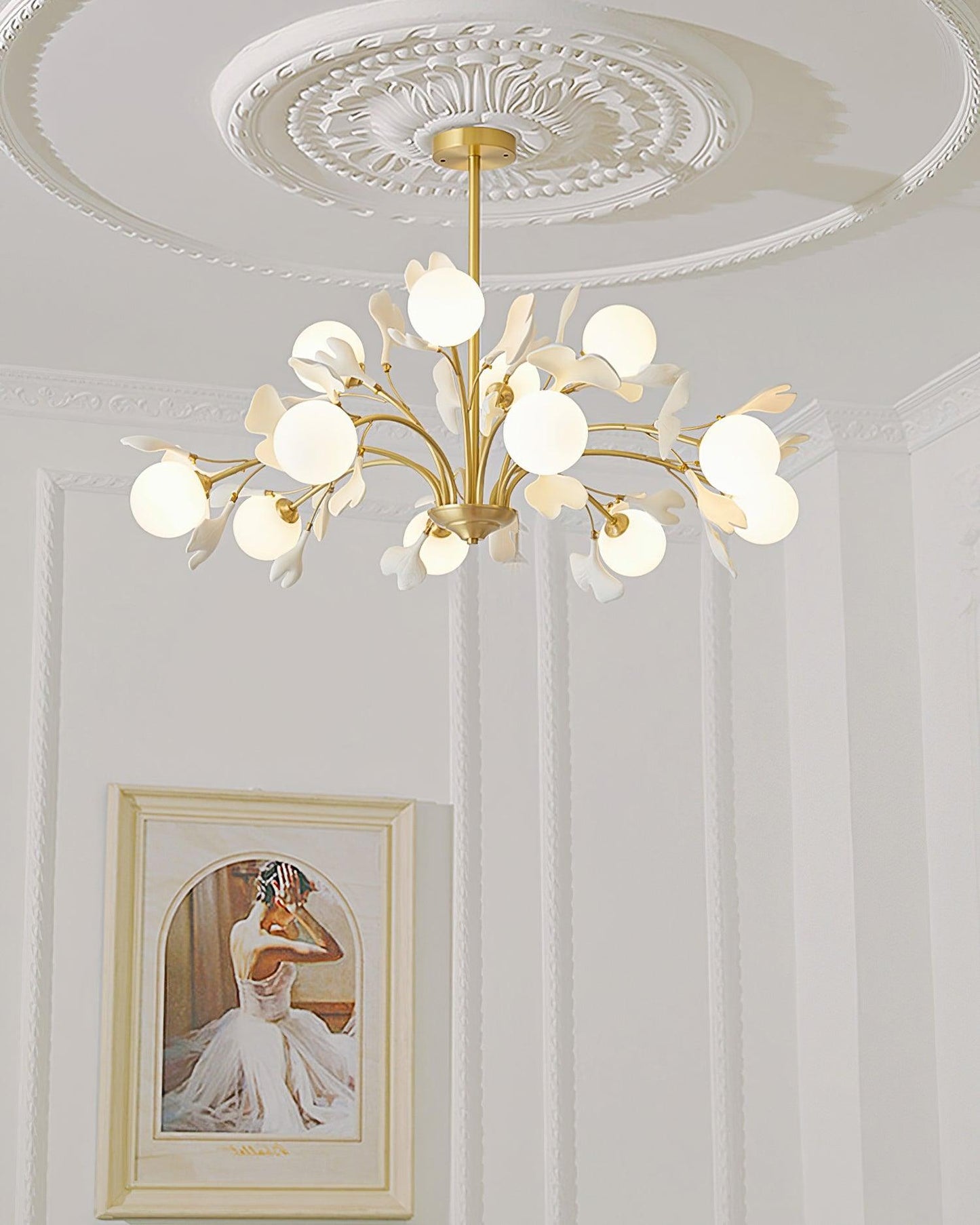 Thalassa Gingko Chandelier - YIOSI