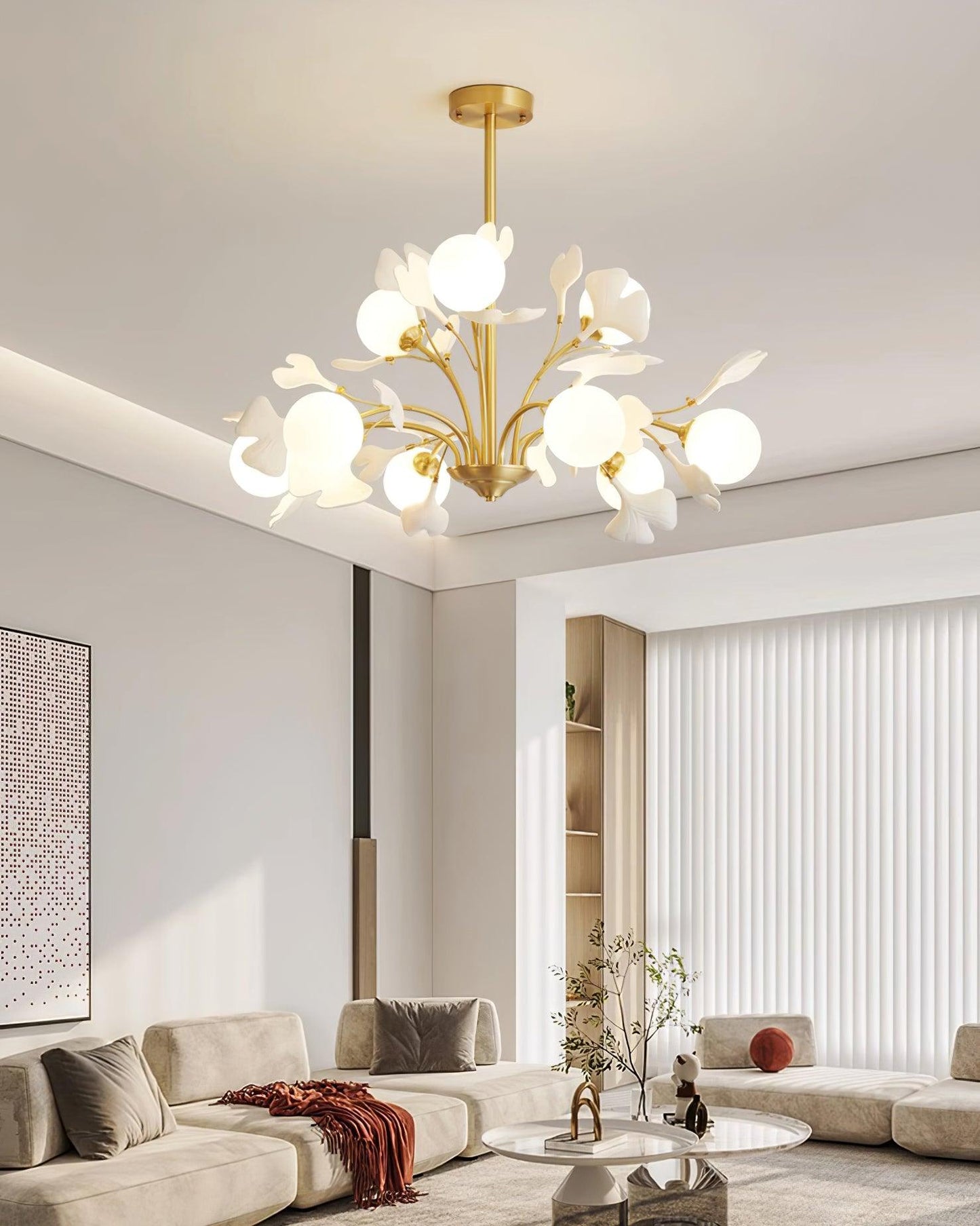 Thalassa Gingko Chandelier - YIOSI