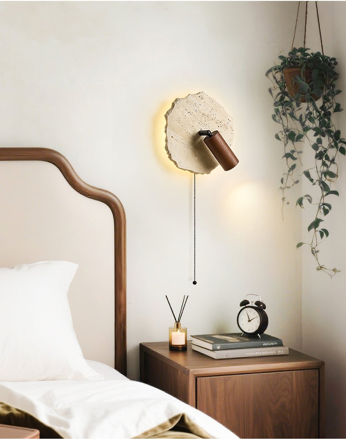 Thalos Travertine Wall Light - YIOSI