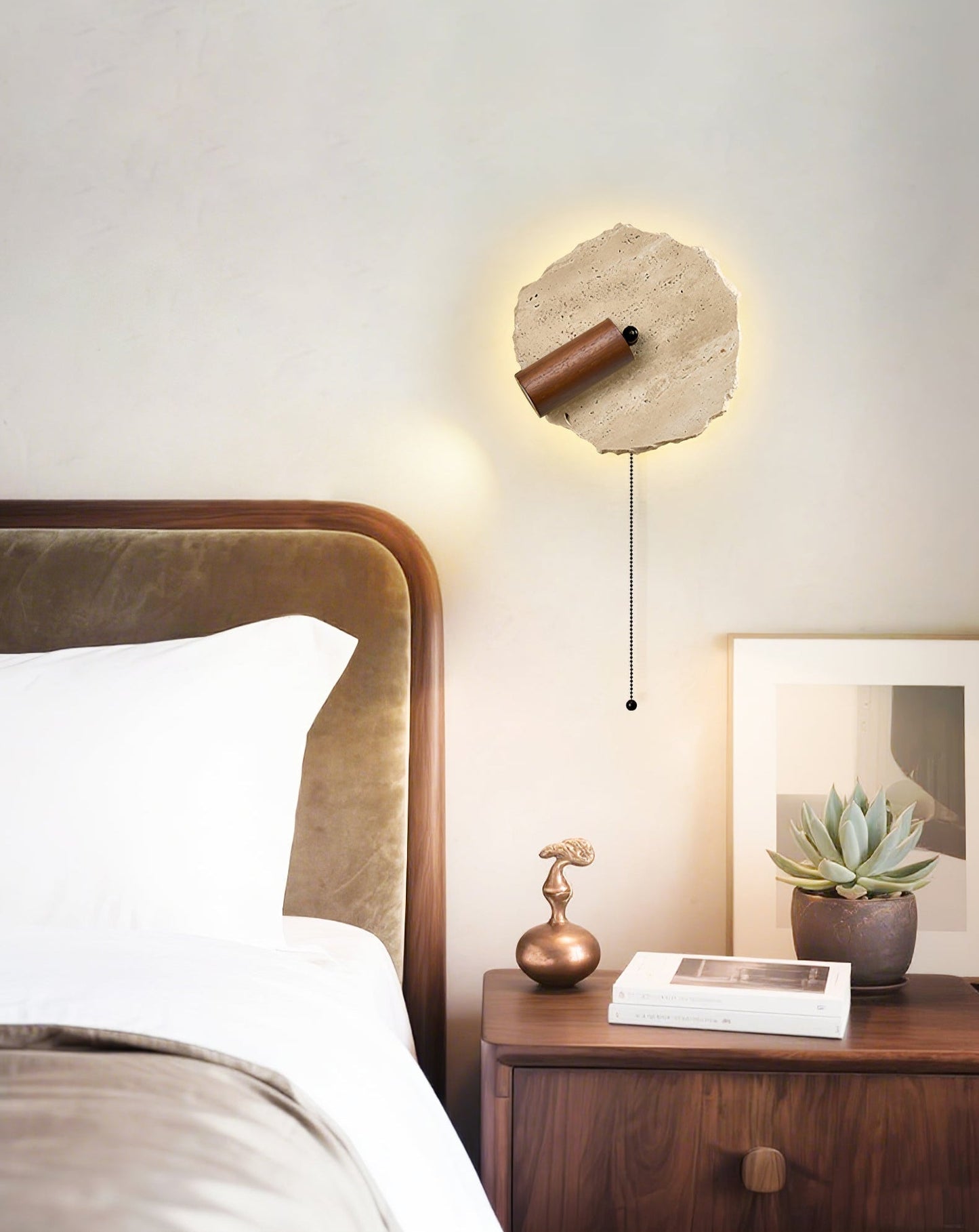 Thalos Travertine Wall Light - YIOSI