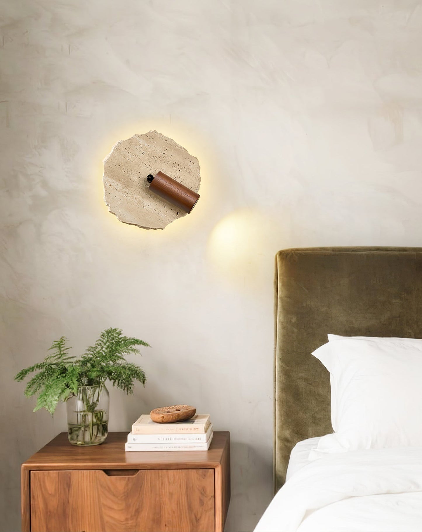 Thalos Travertine Wall Light - YIOSI