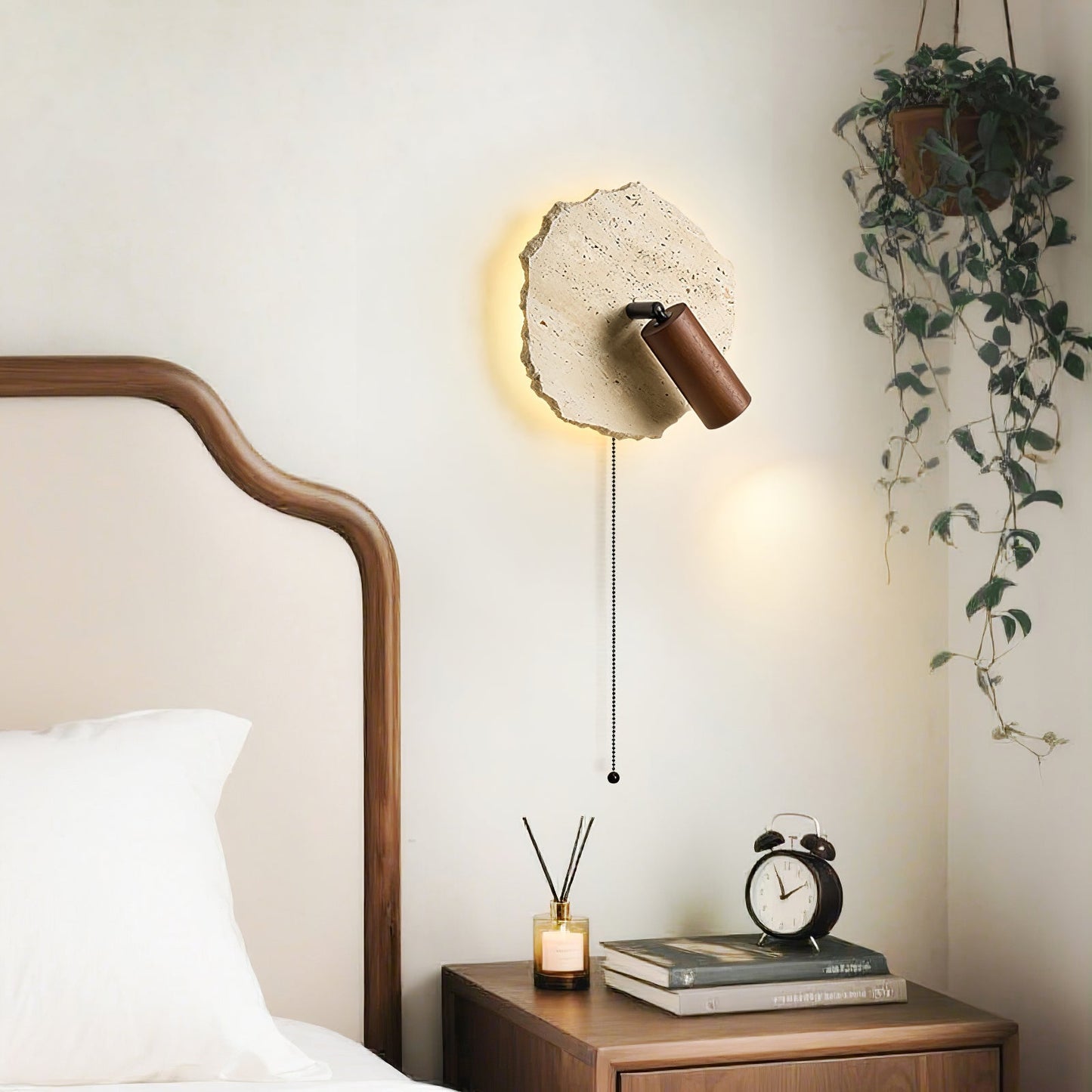 Thalos Travertine Wall Light - YIOSI