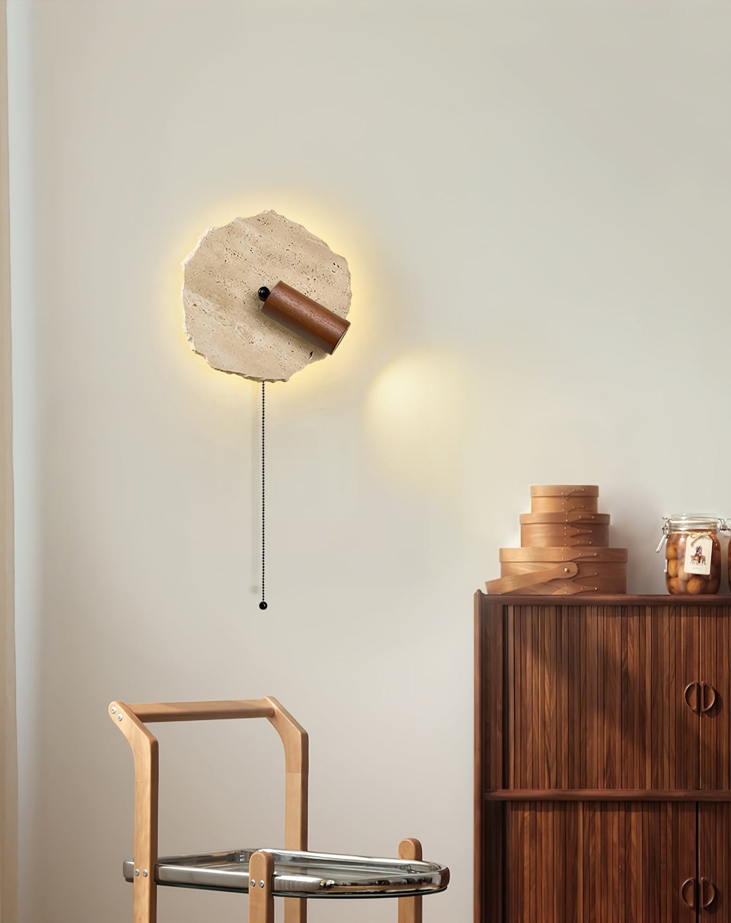 Thalos Travertine Wall Light - YIOSI