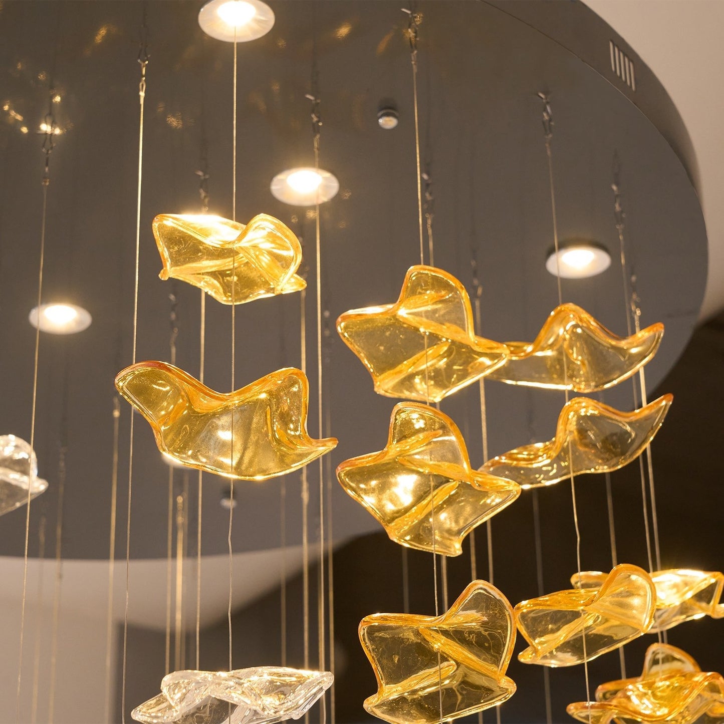 Tidal Art Glass Chandelier - YIOSI