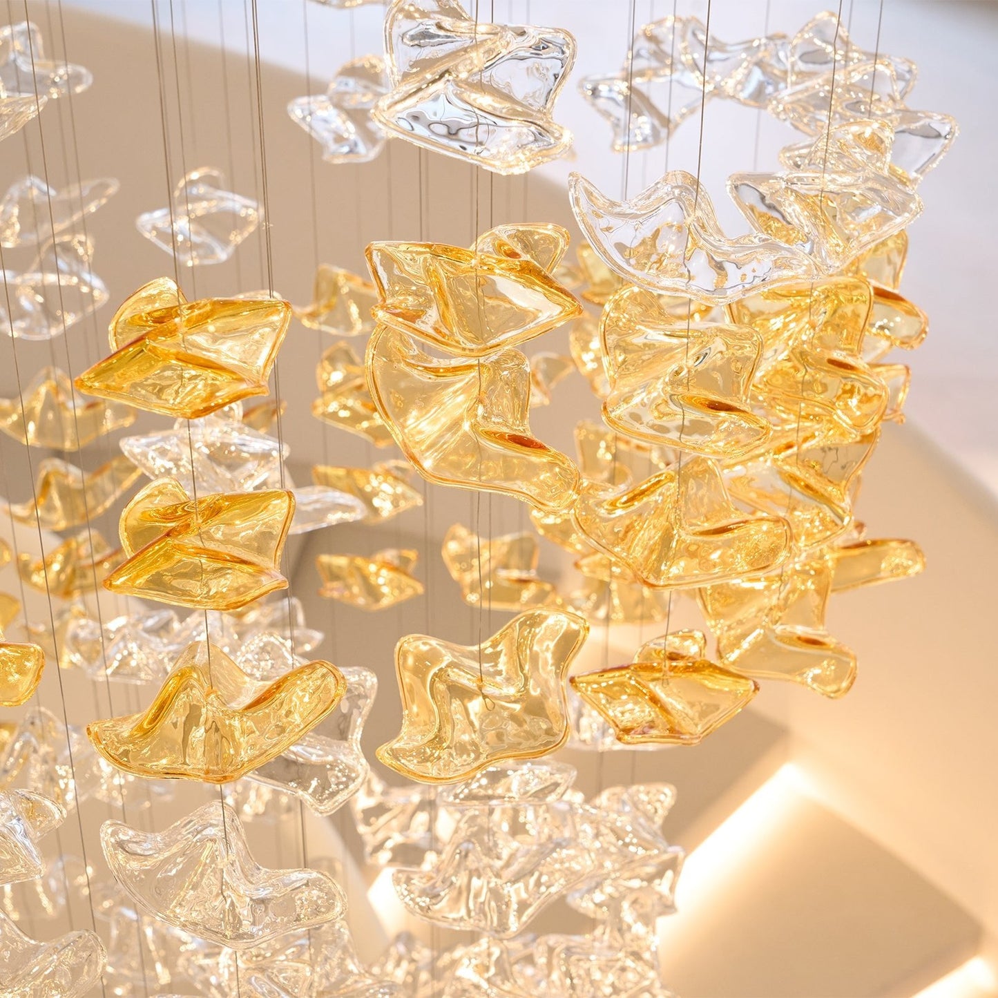 Tidal Art Glass Chandelier - YIOSI