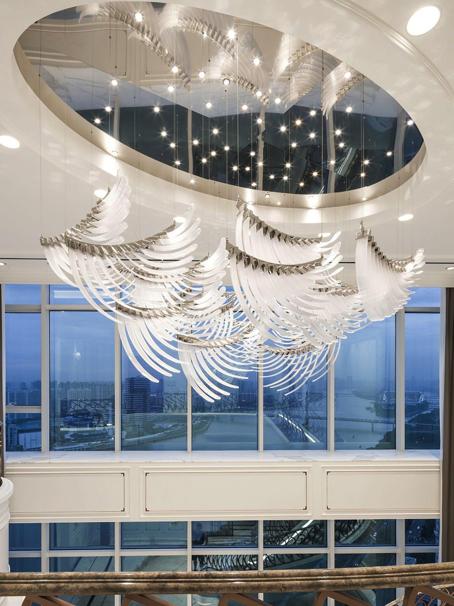Tiered Palmette Chandelier - YIOSI