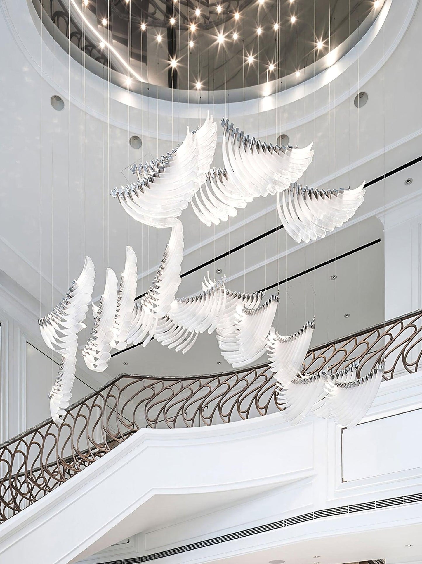 Tiered Palmette Chandelier - YIOSI