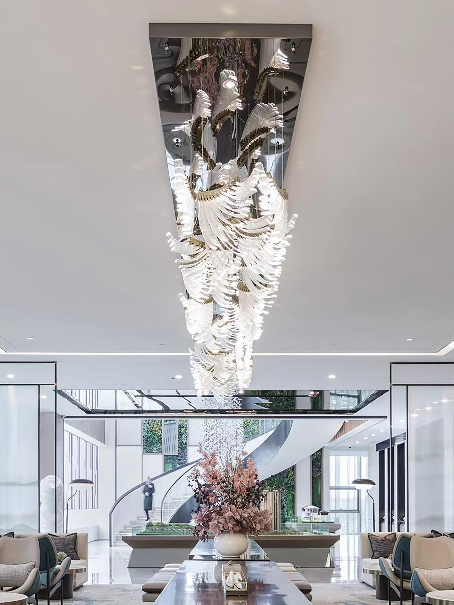 Tiered Palmette Chandelier - YIOSI