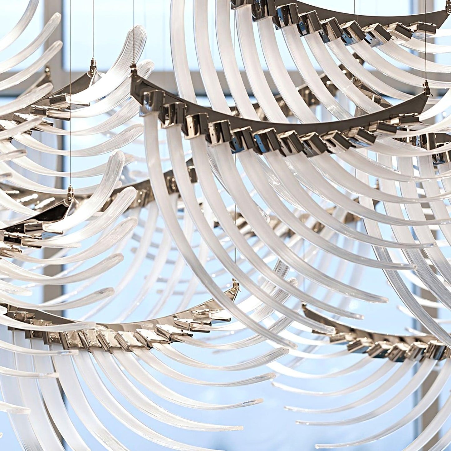 Tiered Palmette Chandelier - YIOSI