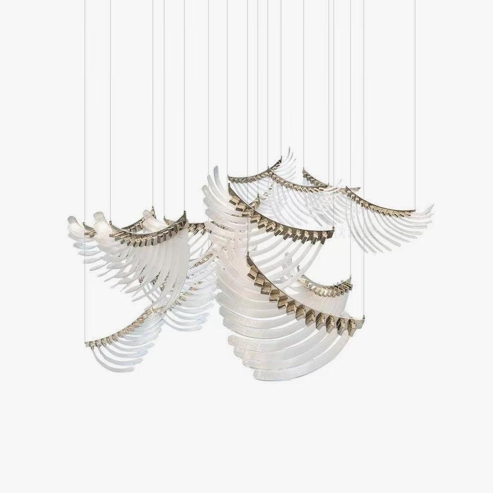 Tiered Palmette Chandelier - YIOSI