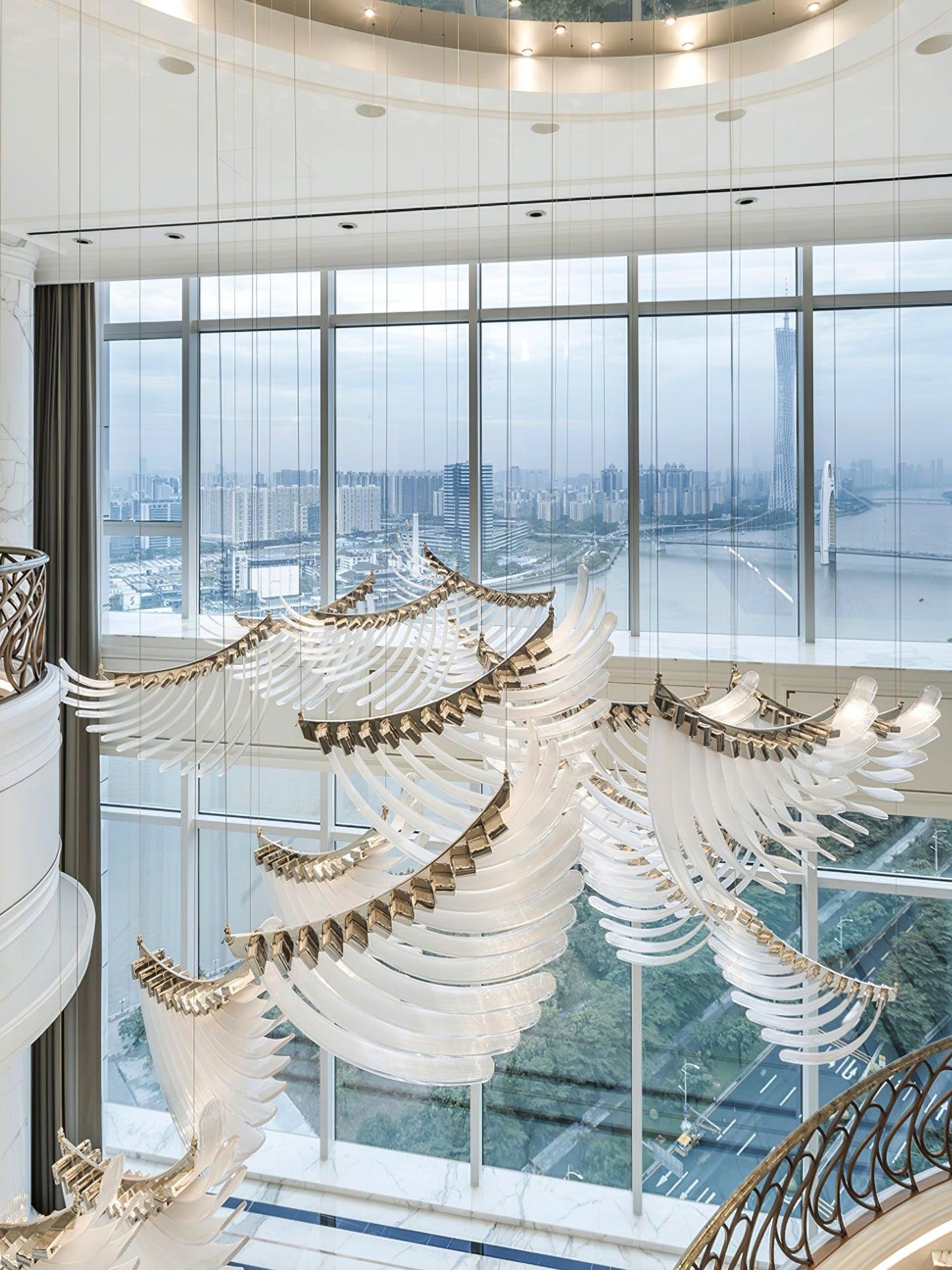 Tiered Palmette Chandelier - YIOSI