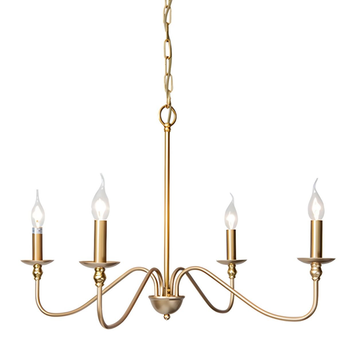 Timeless Gold Candle Chandelier - YIOSI